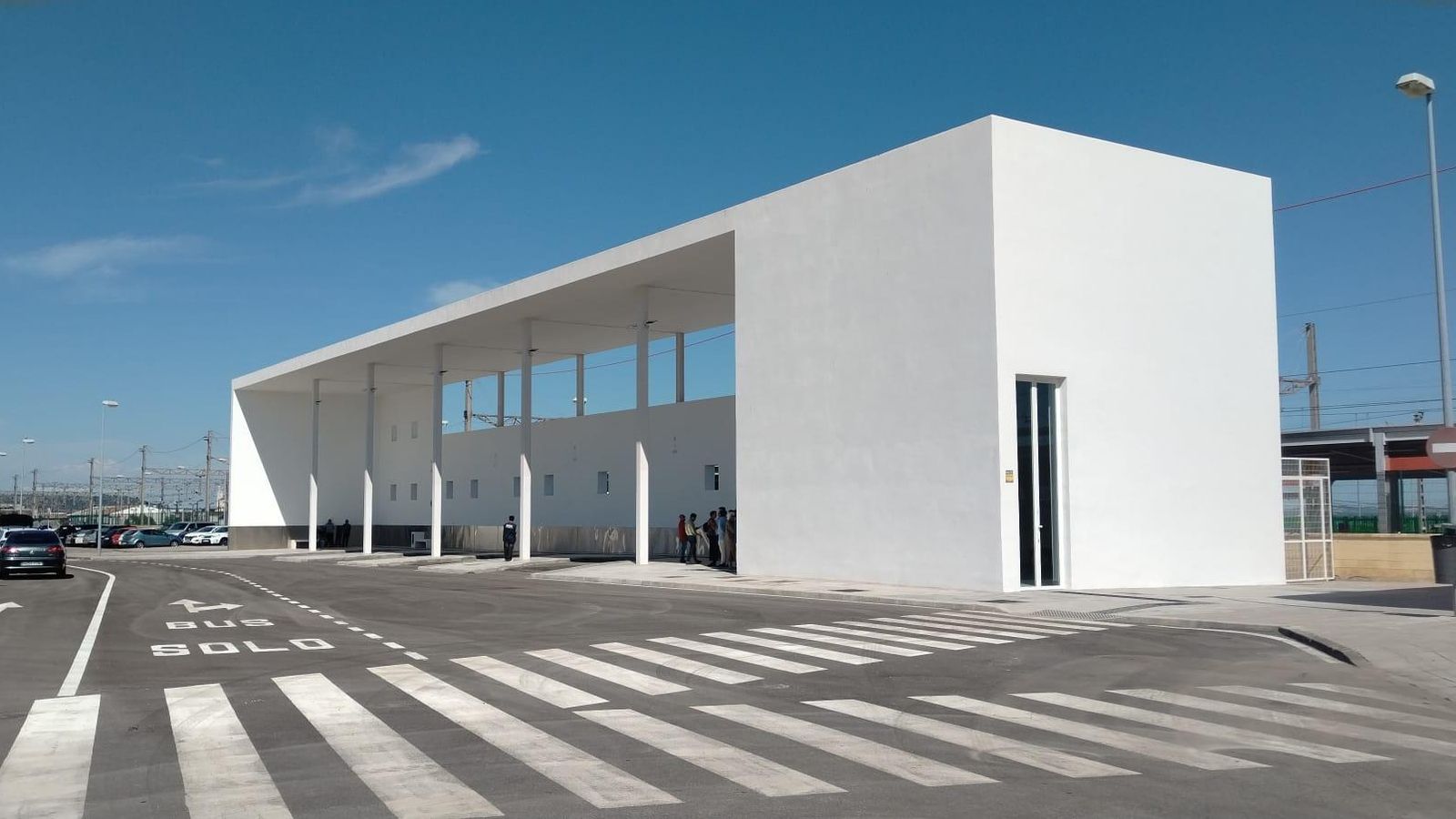 Una imagen del nuevo intercambiador de autobuses.