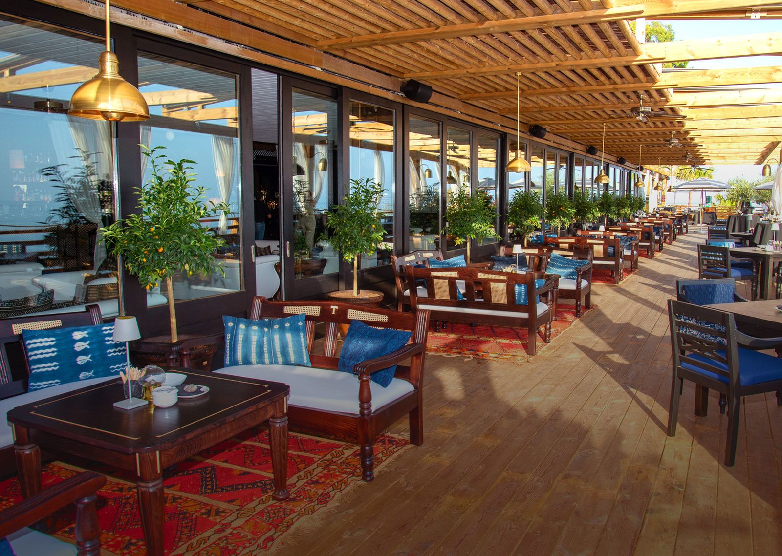 La terraza comedor principal del nuevo local del Grupo Trocadero.