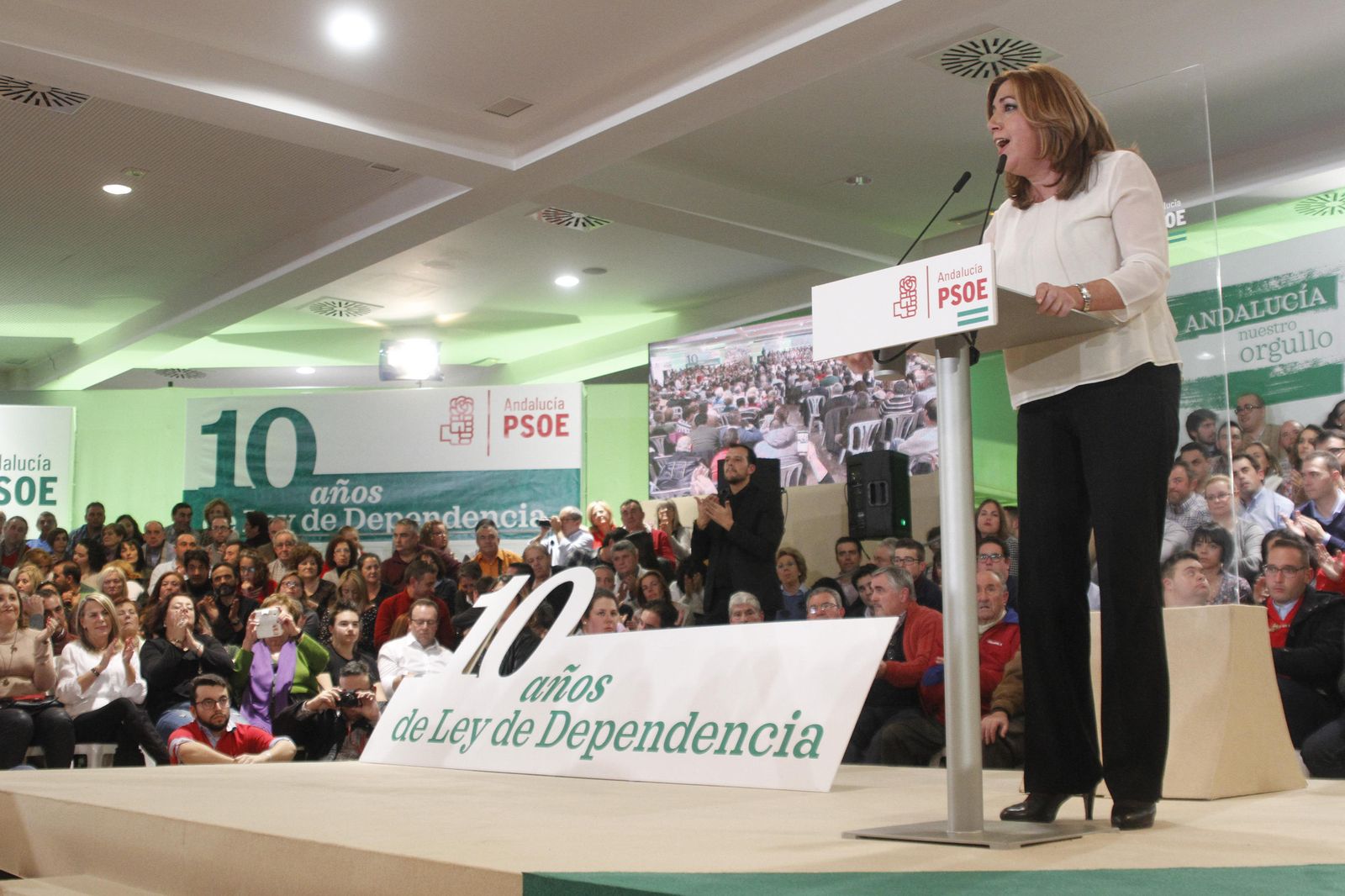 Susana Díaz y Zapatero, juntos en Jaén