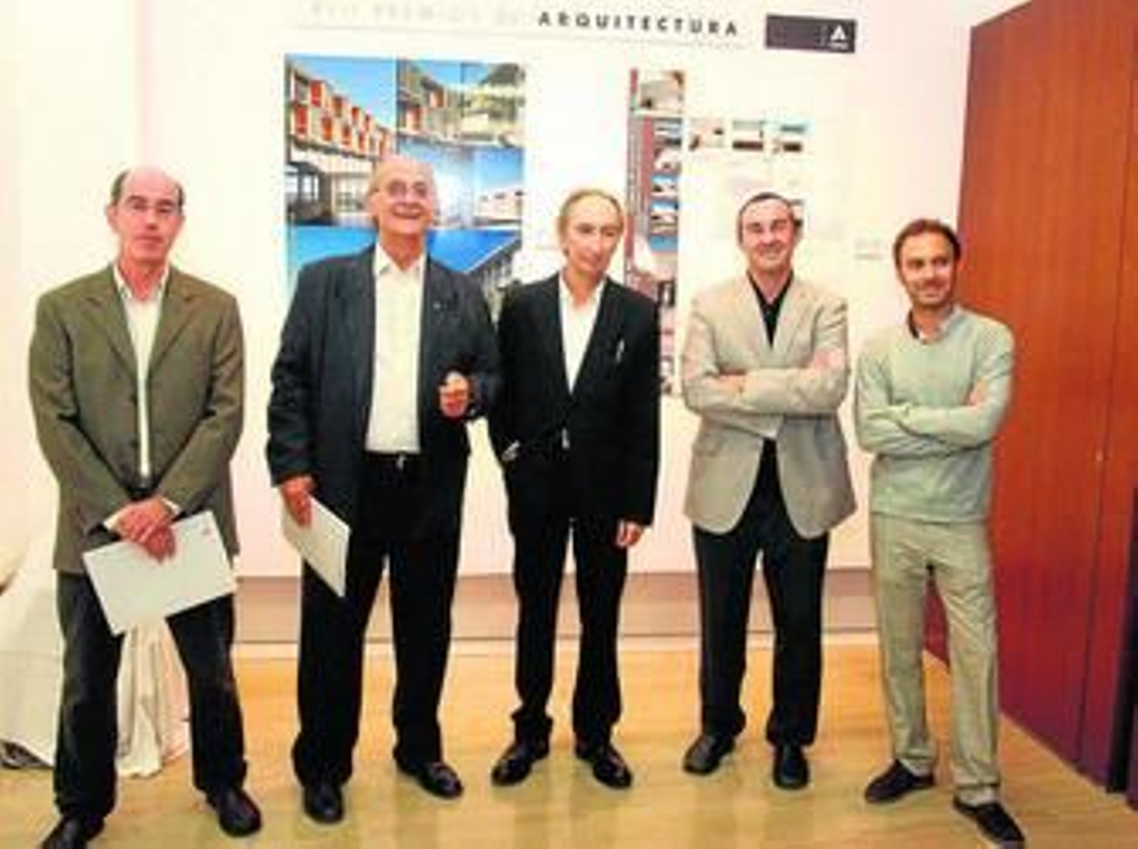 La sede del Colegio de Arquitectos acogió ayer la entrega de premios.