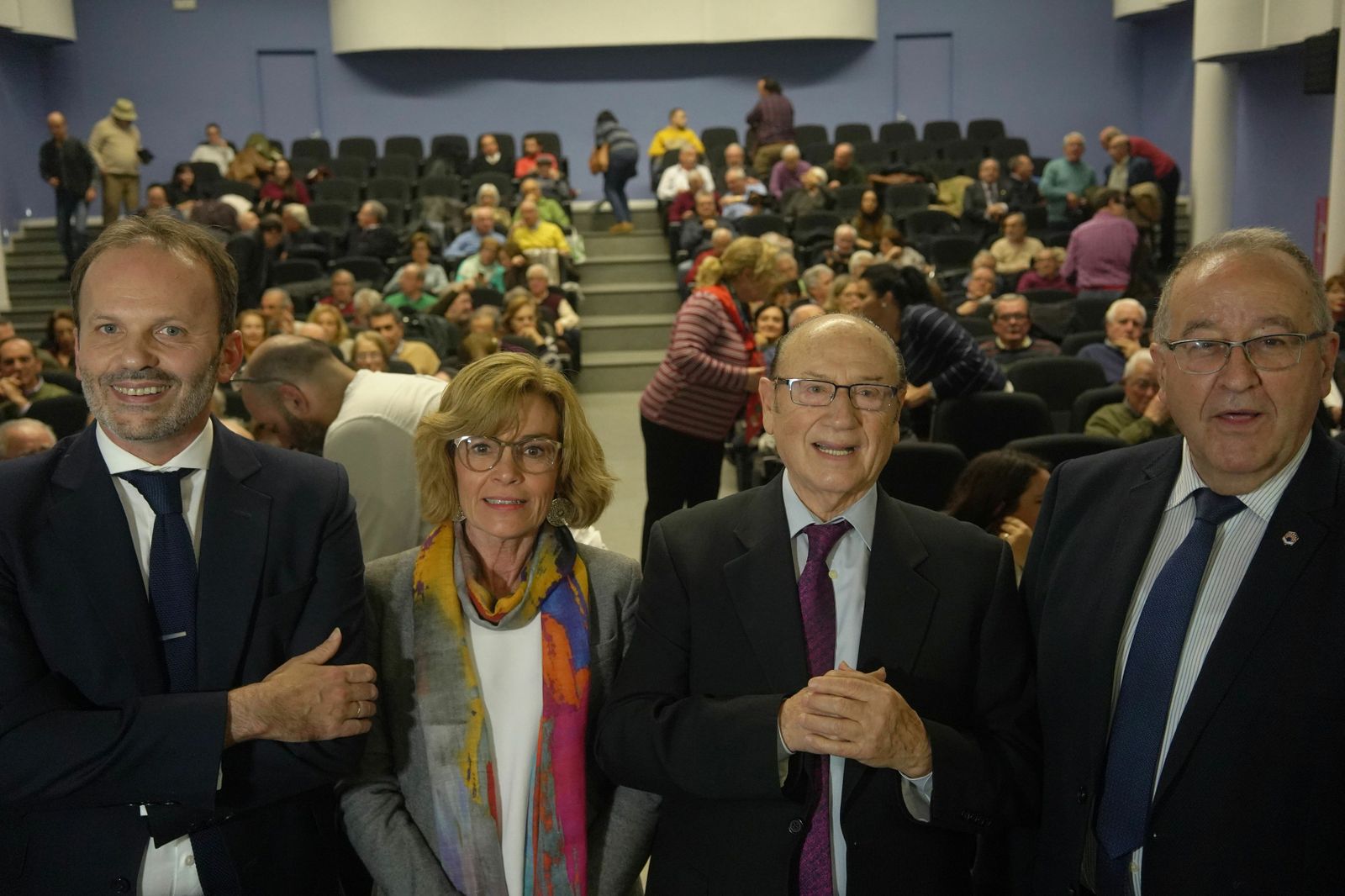 Acto de inauguración de la Cátedra de Flamencología de la UCO, con Fosforito.