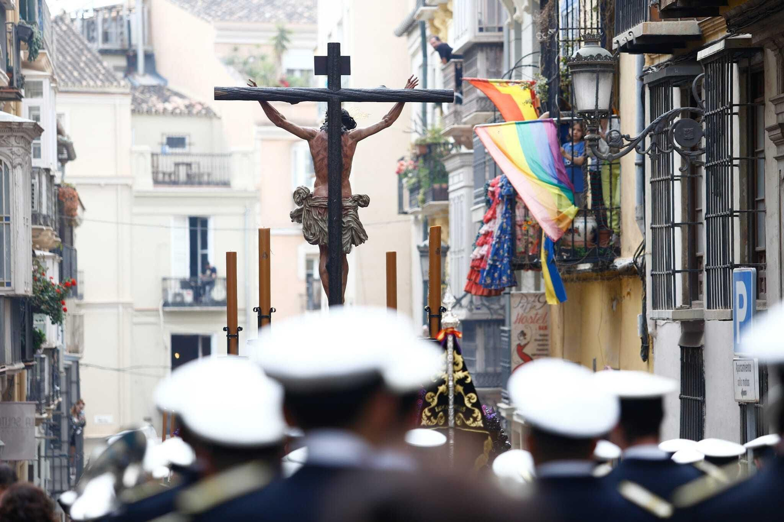 Las fotos de Crucifixión, en el Lunes Santo de Málaga