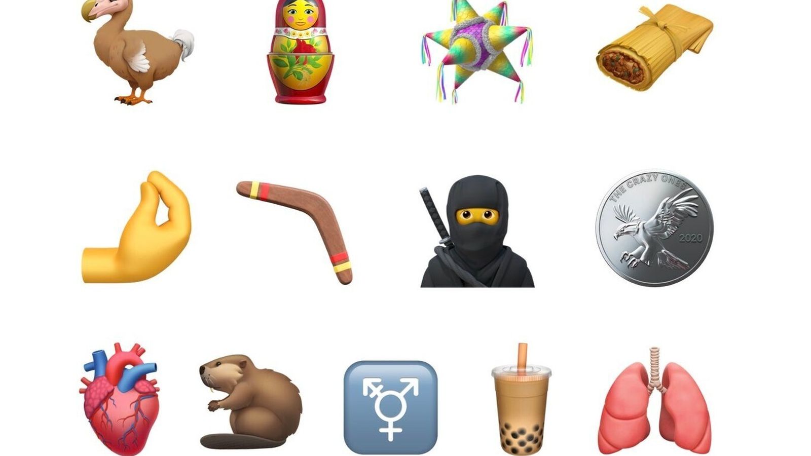 Más emojis nuevos.