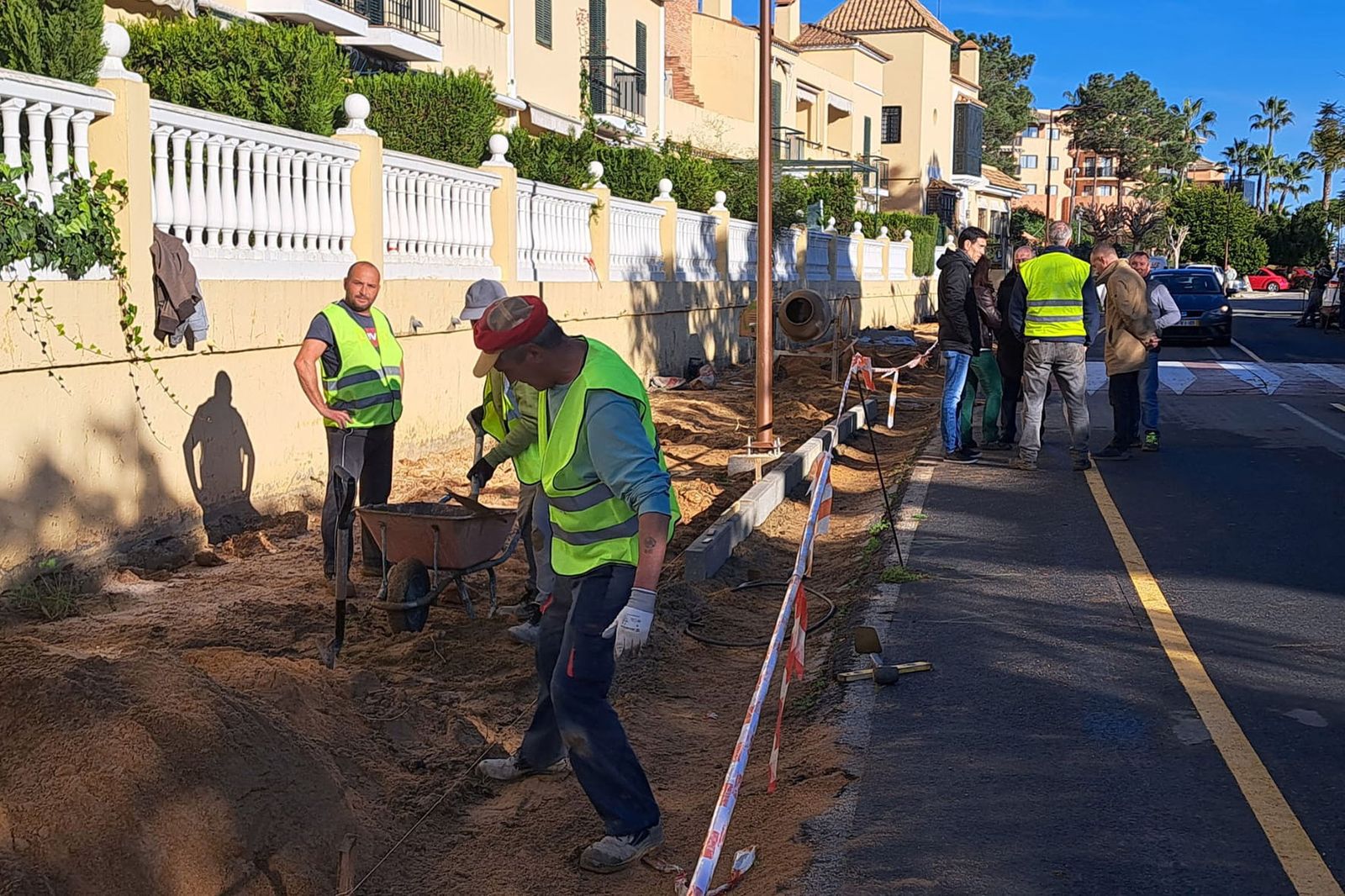 Obras del proyecto de mejora y eficiencia energética.