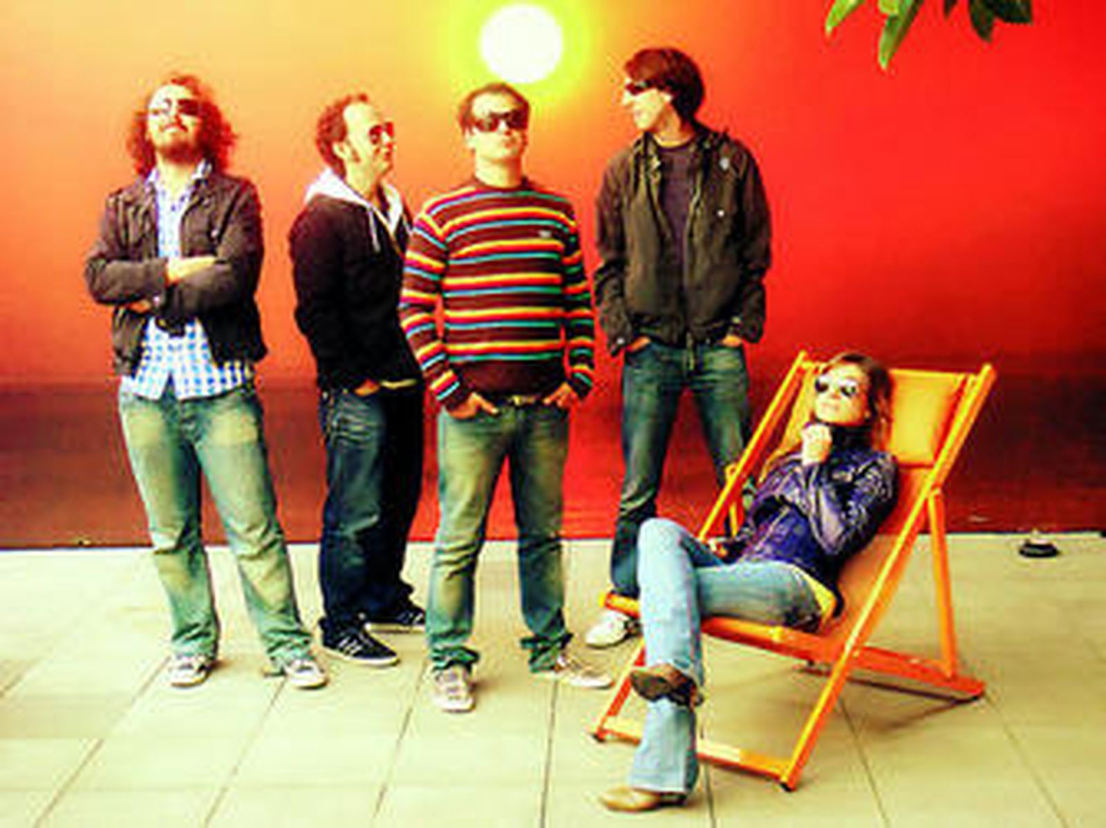 La Oreja de Van Gogh con su nueva vocalista, Leire Martínez.