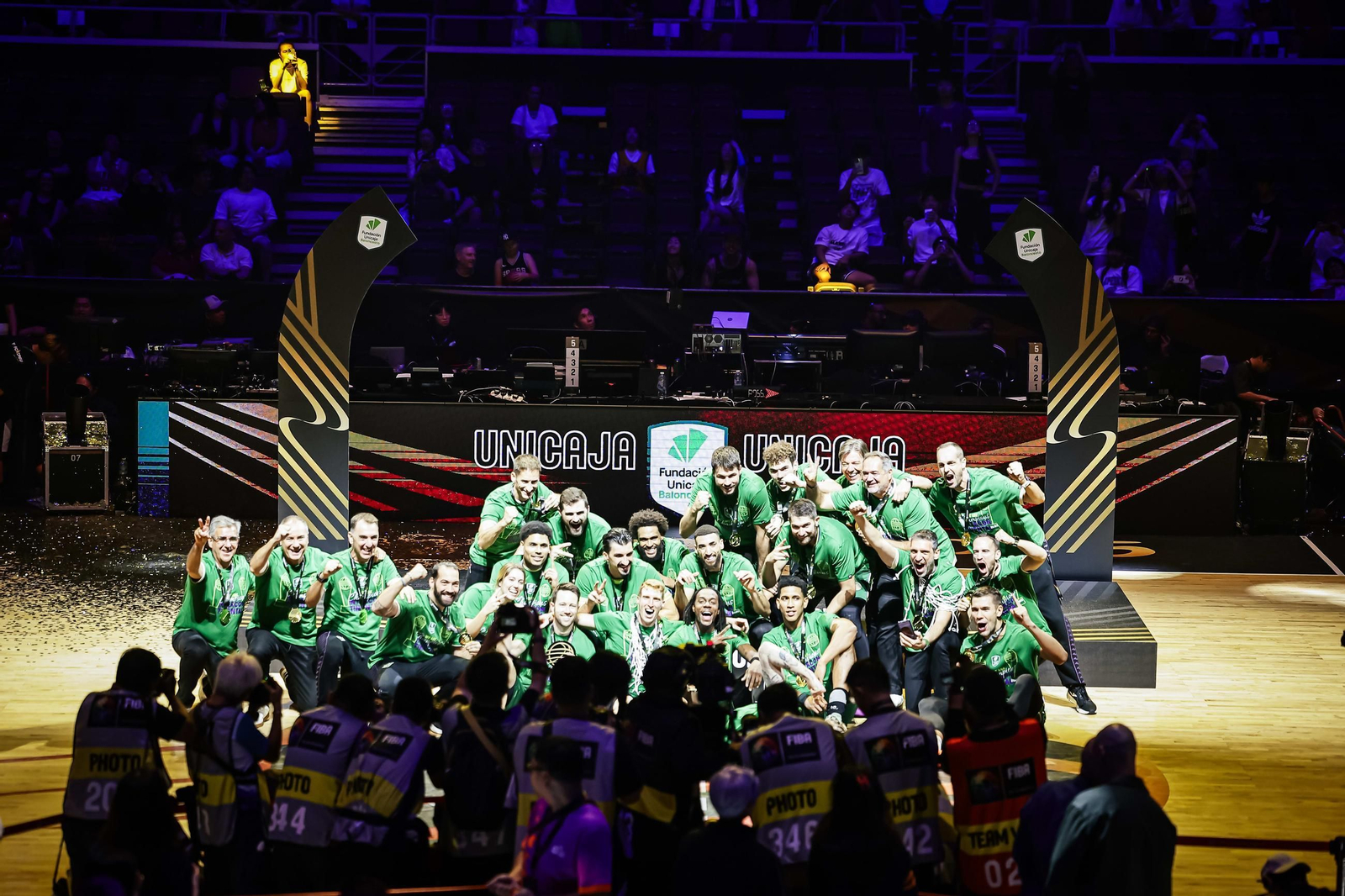 Unicaja-NBA G League United, final de la Copa Intercontinental, en fotos