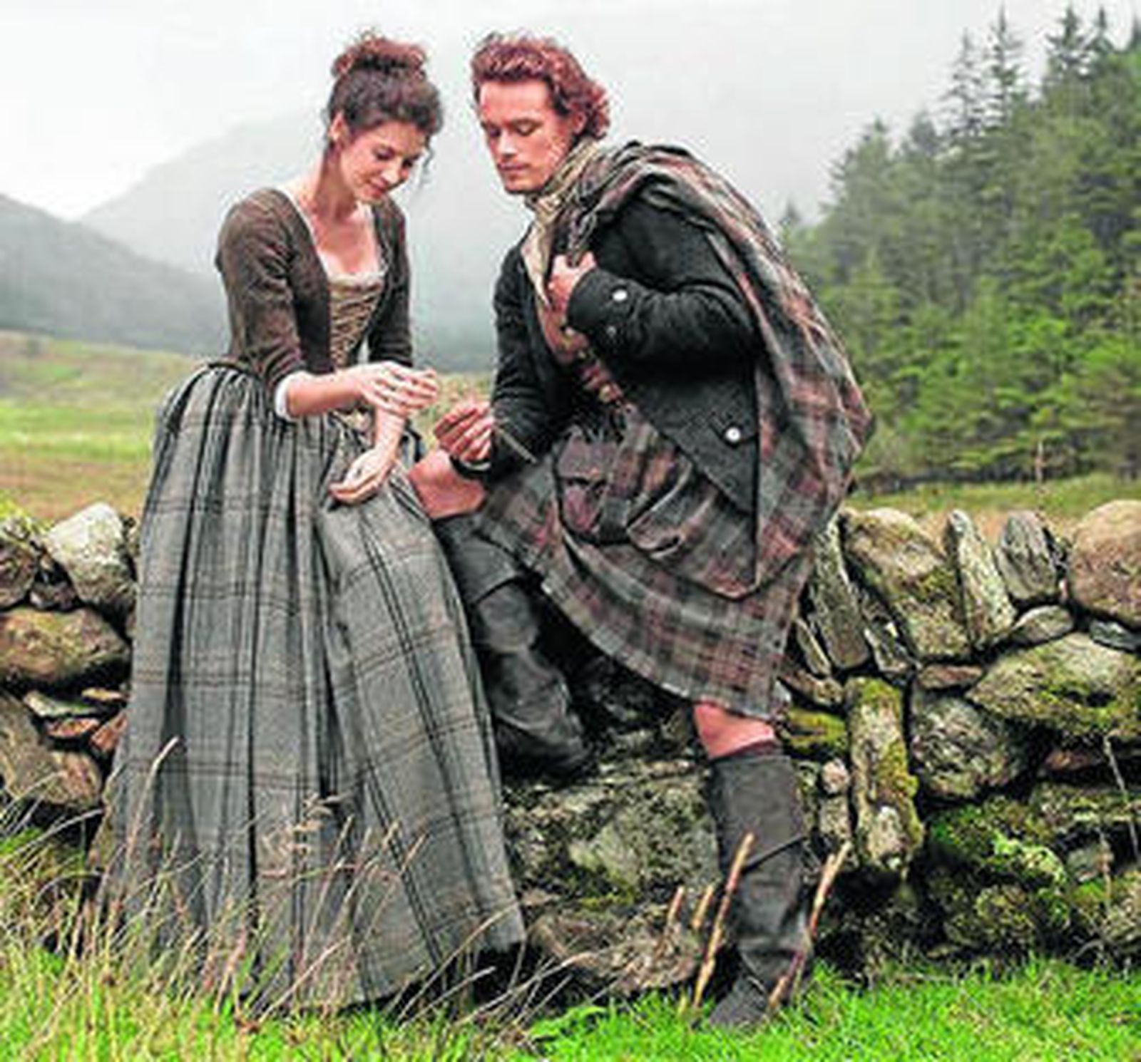 'Outlander' es el romance de una enfermera de 1945 con un escocés del XVIII.