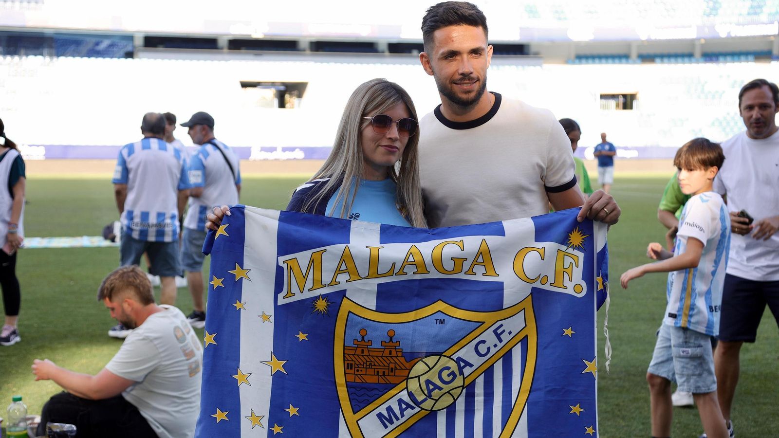Las fotos del picnic en La Rosaleda para aficionados del Málaga