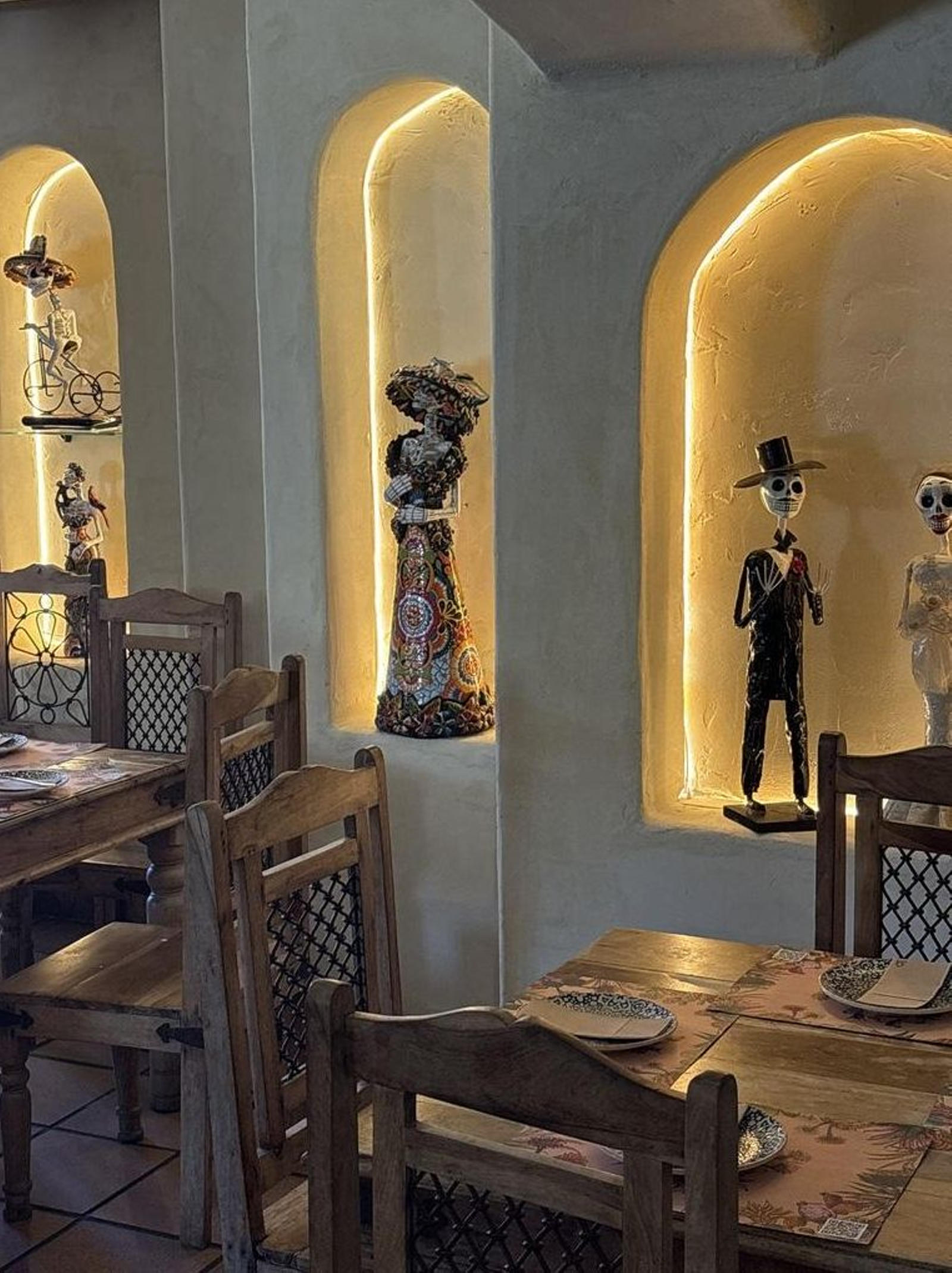 Interior del restaurante mexicano El Chile Habanero, en Jerez.