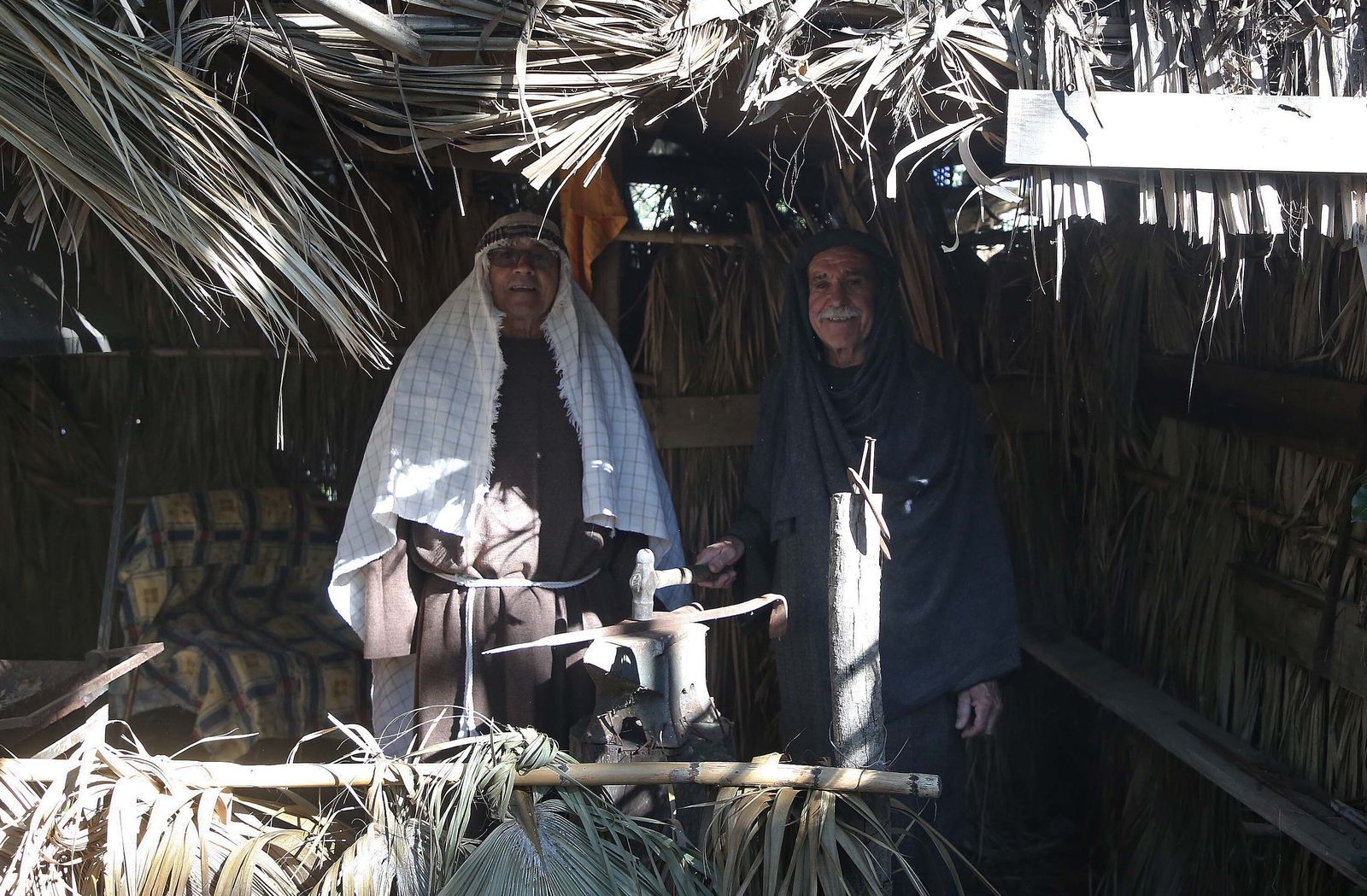 La inauguración del Belén Viviente de Pelayo, en imágenes