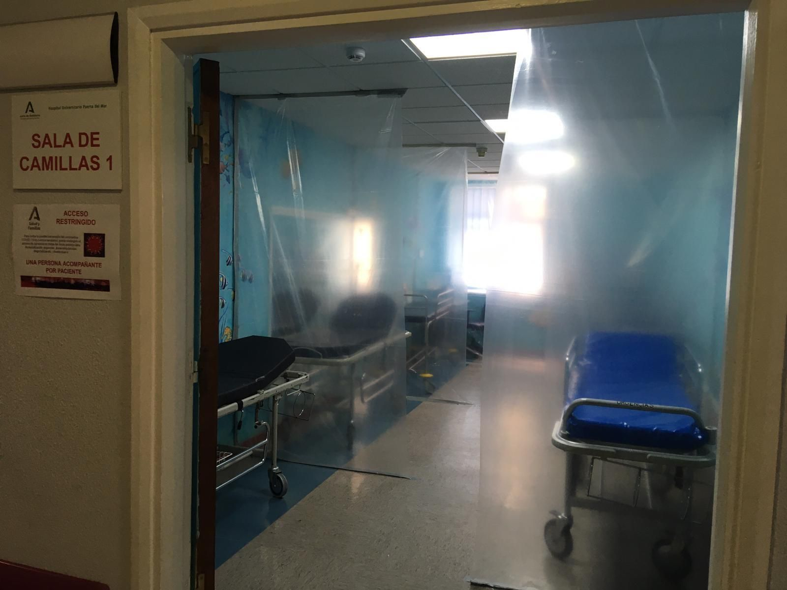 Las imágenes de la ampliación de las Urgencias del hospital Puerta del Mar