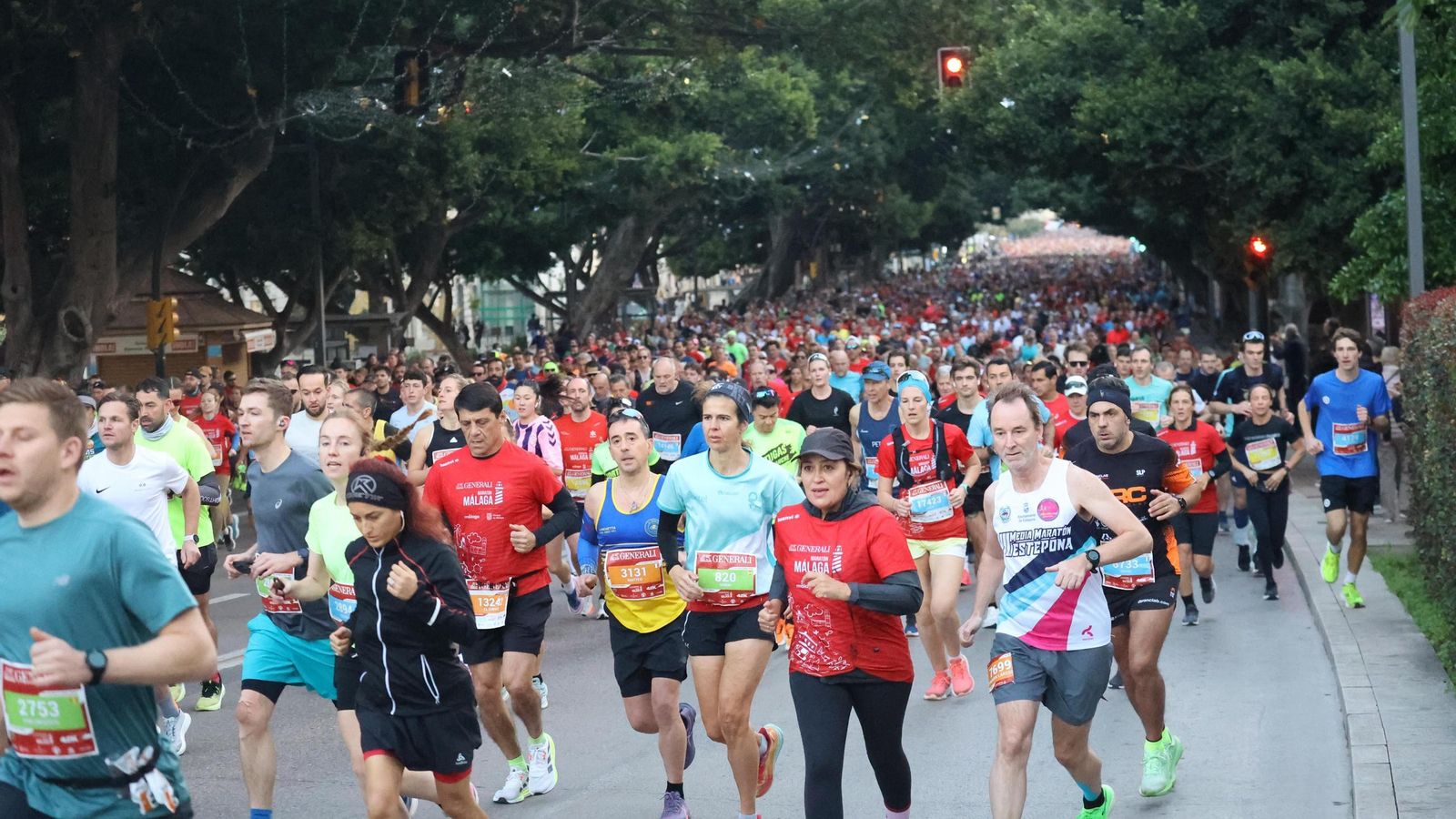 Las mejores fotos de la Maratón de Málaga 2024