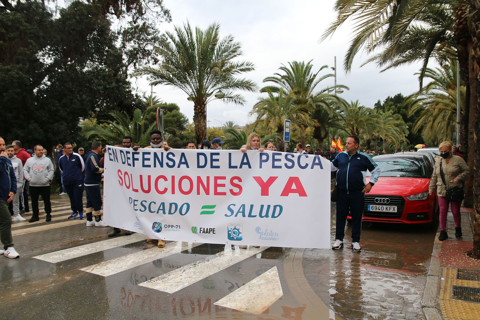 Fotogalería manifestación del sector pesquero