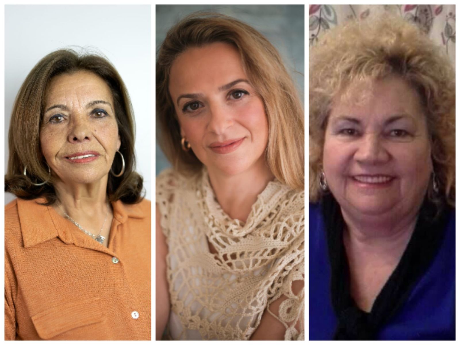 De izquierda a derecha, Margarita Álvarez, Rocío Gutiérrez y Carmen García.