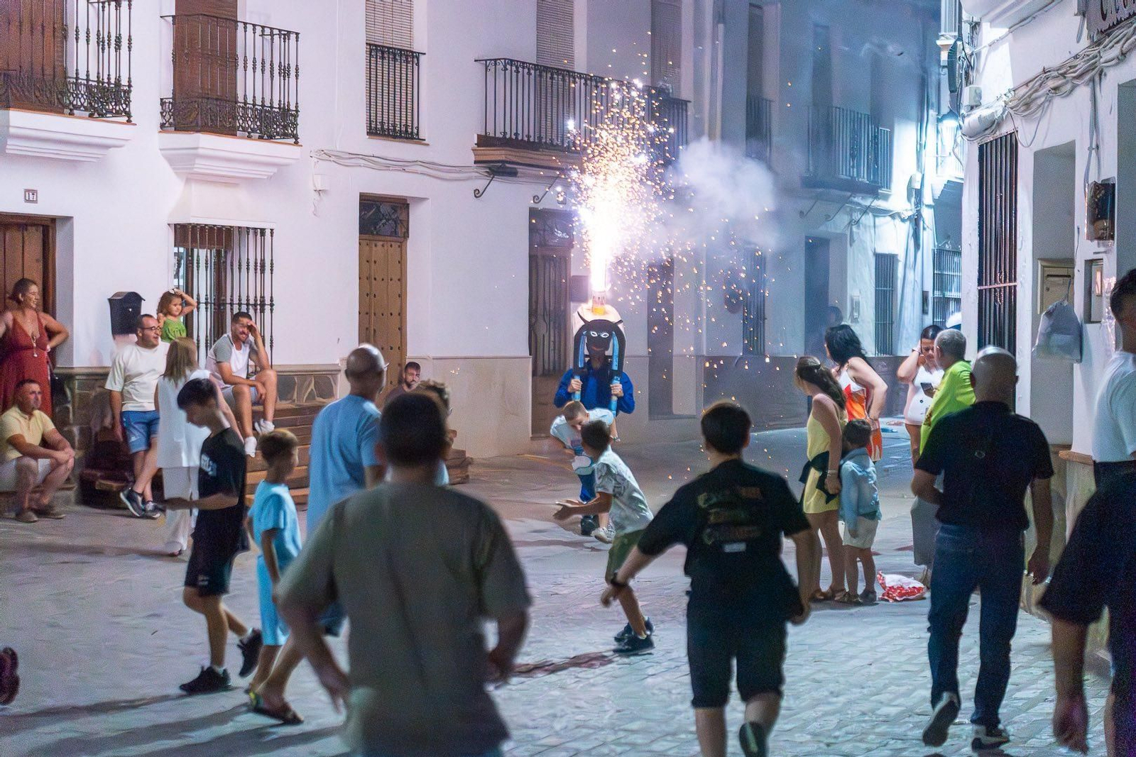 Toro de Fuego en El Gastor (Cádiz)