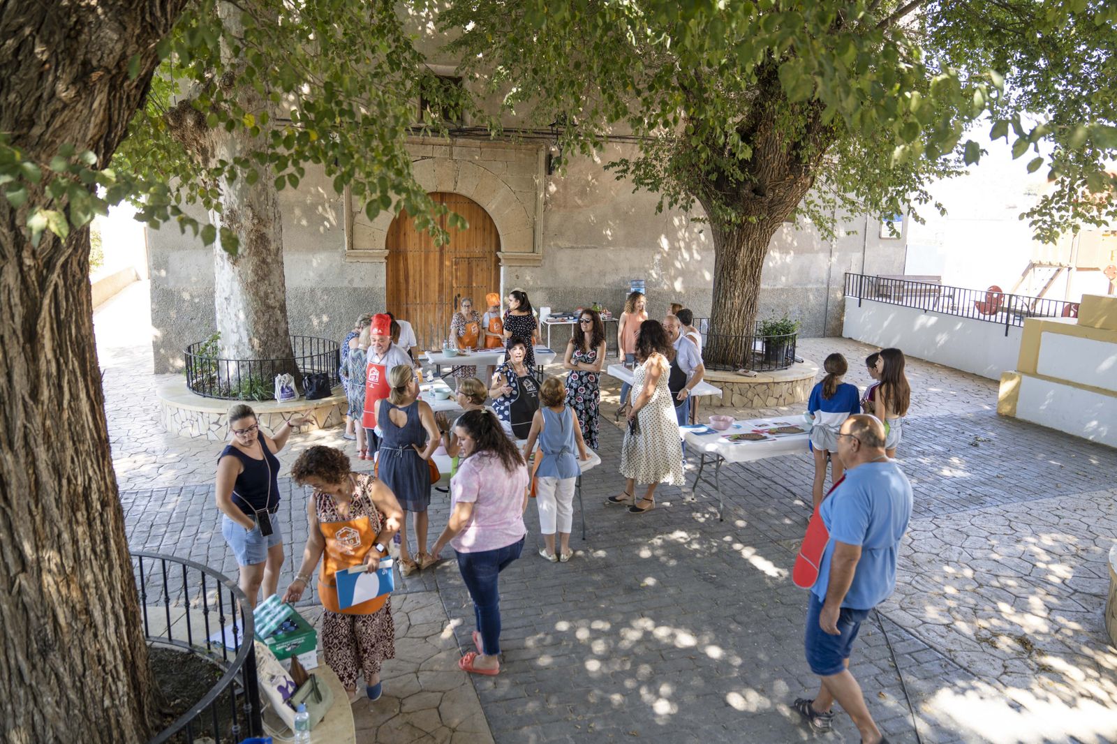 Taller de gastronomía celebrado en Alsodux.