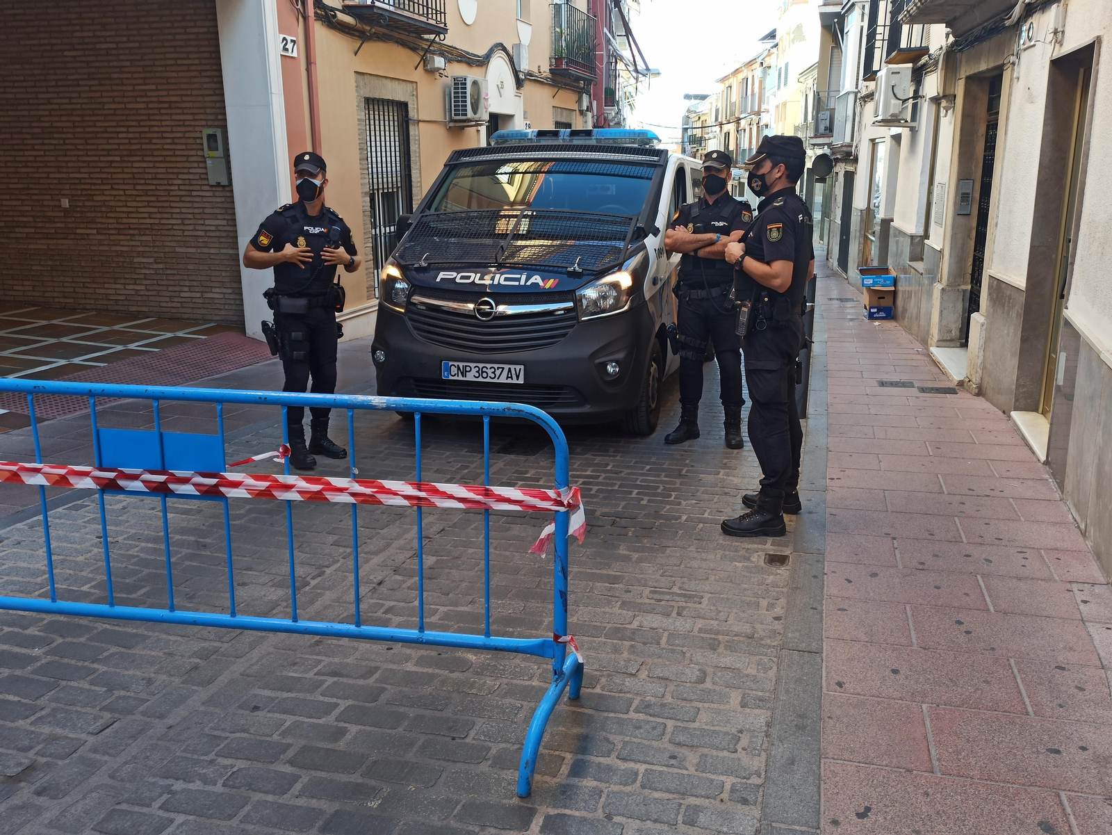 La operación antidroga de Lucena, en fotografías
