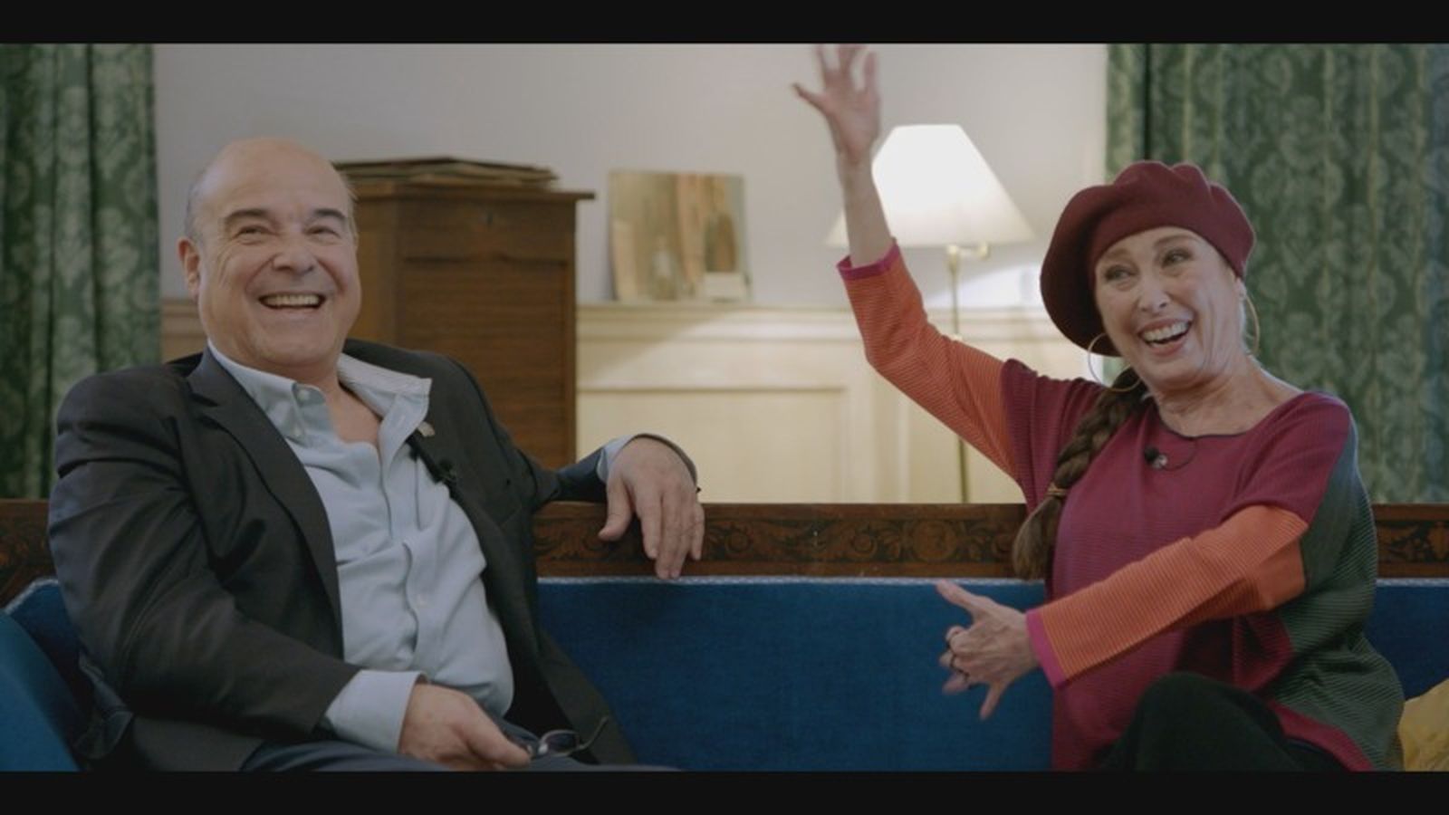 Antonio Resines y Verónica Forqué en 'Historias de nuestro cine'.