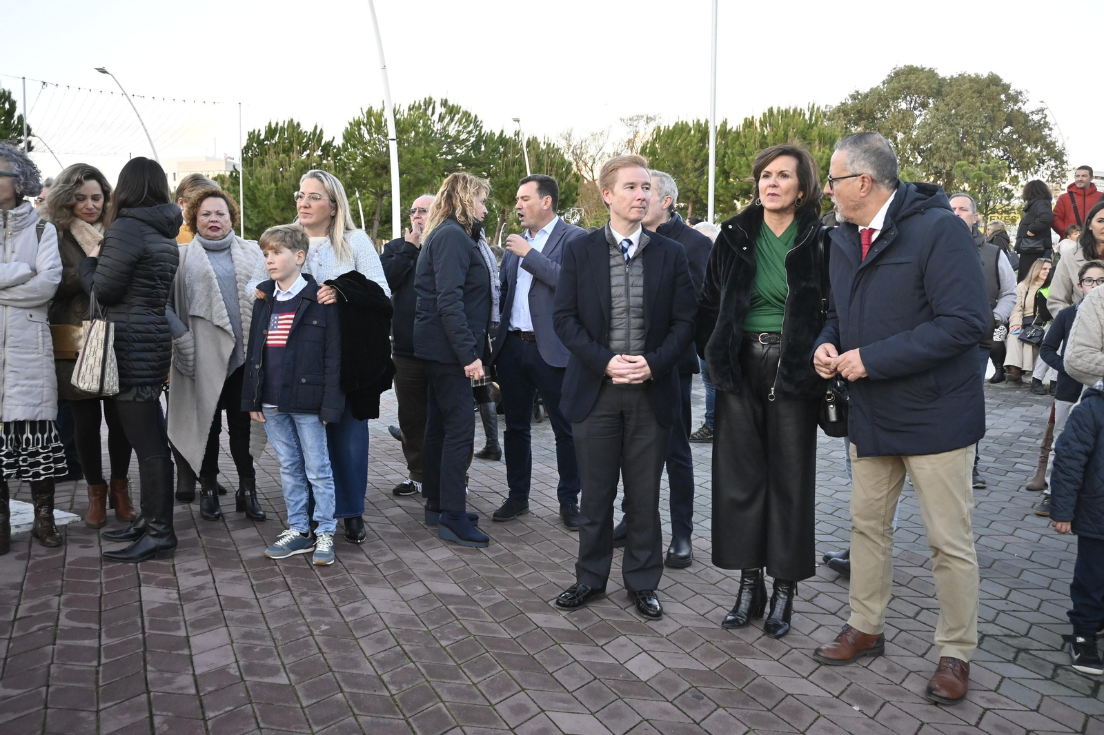 Alumbrado del Puerto de Huelva, en imágenes