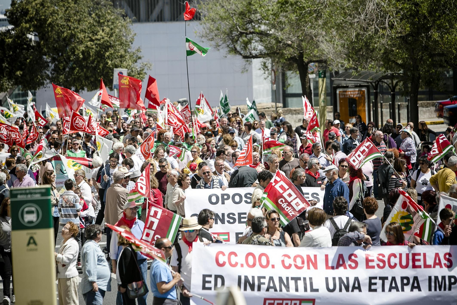 Manifestación del 1 de mayo en Cádiz
