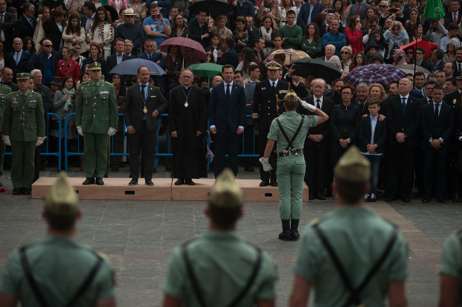 Las fotos del desembarco de la Legión en Málaga