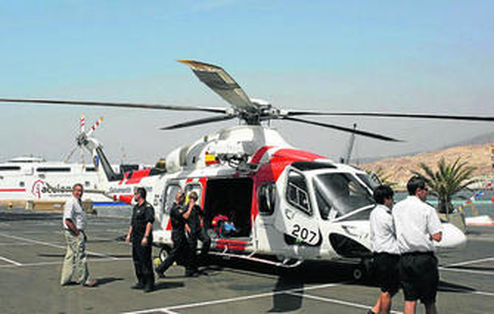 El 13 de julio fue presentado el helicóptero Helimer 207 en Almería.
