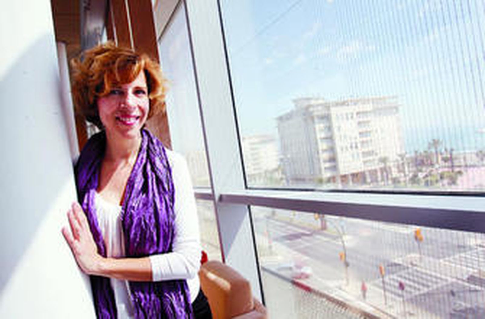 La cantante valenciana, ayer, en el Auditorio de la Diputación.