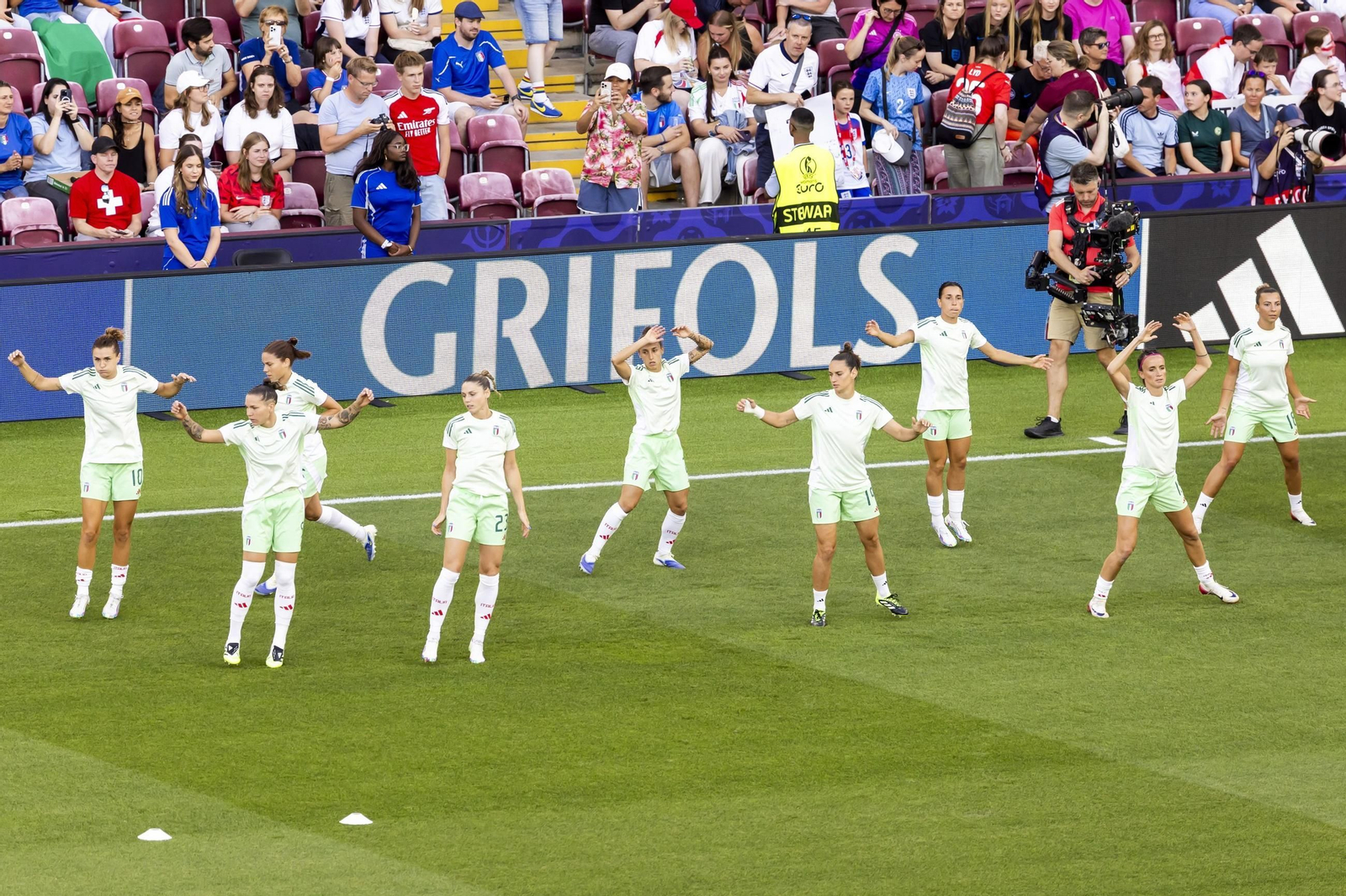 Las imágenes del Inglaterra-Italia