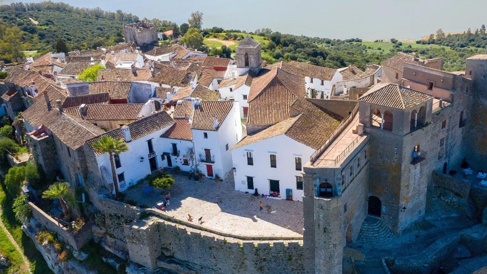 Vista aérea de Castellar de la Frontera