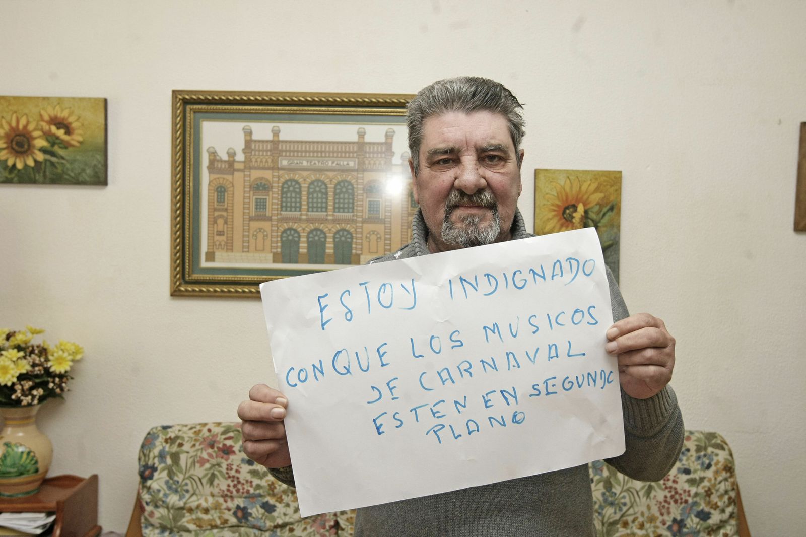 El músico Aurelio Real, en una foto de archivo.