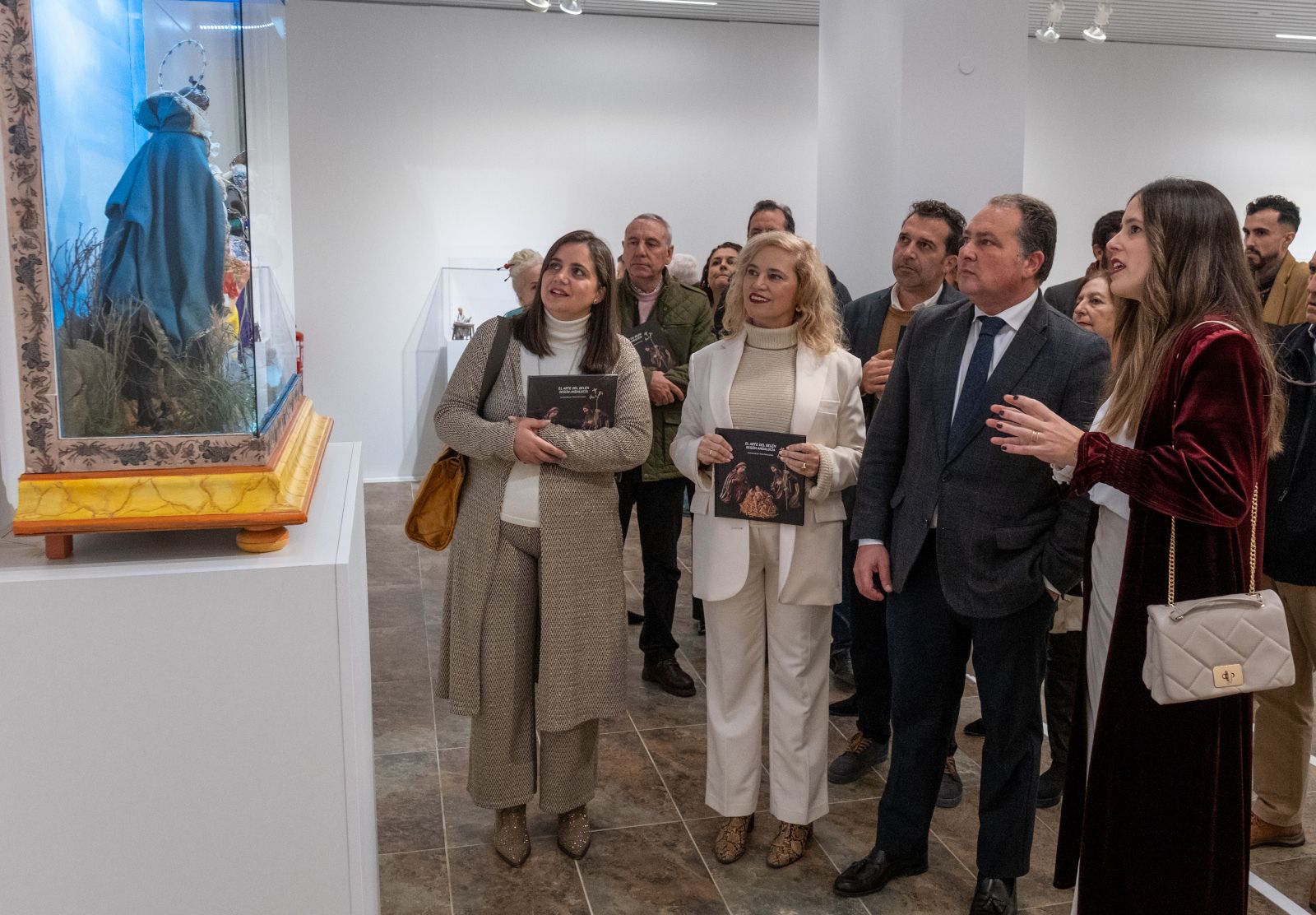 La exposición de belenes en la Diputación de Huelva.