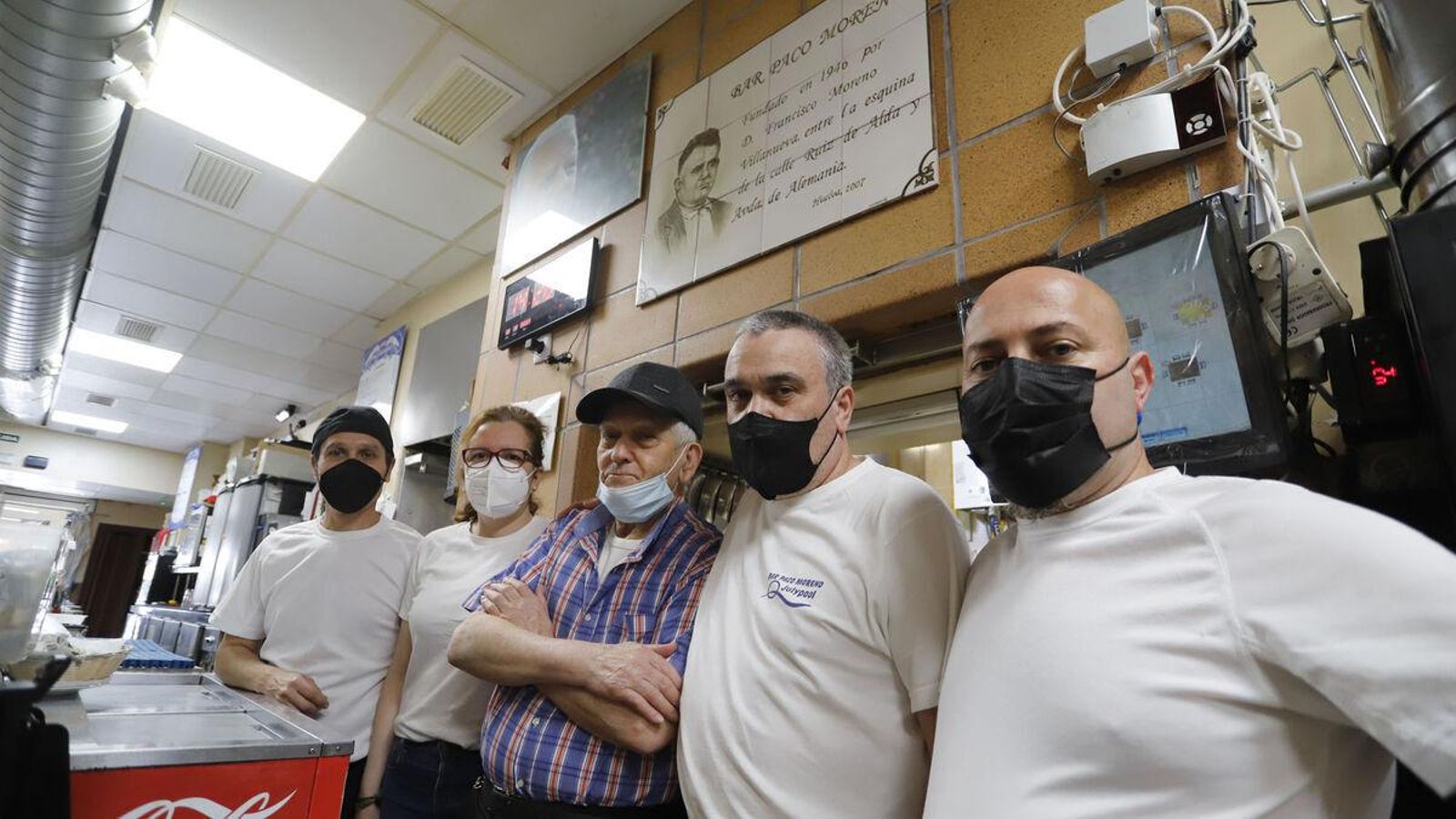 Equipo del Bar Paco Moreno.