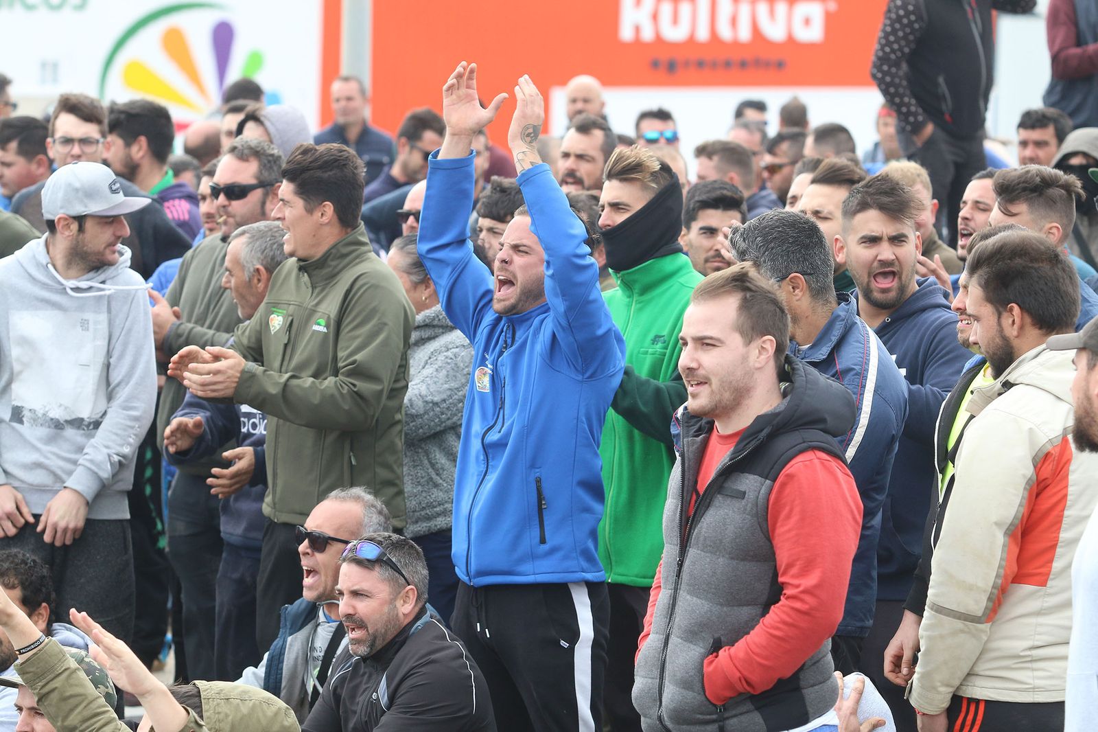 Las imágenes de la manifestación de agricultores