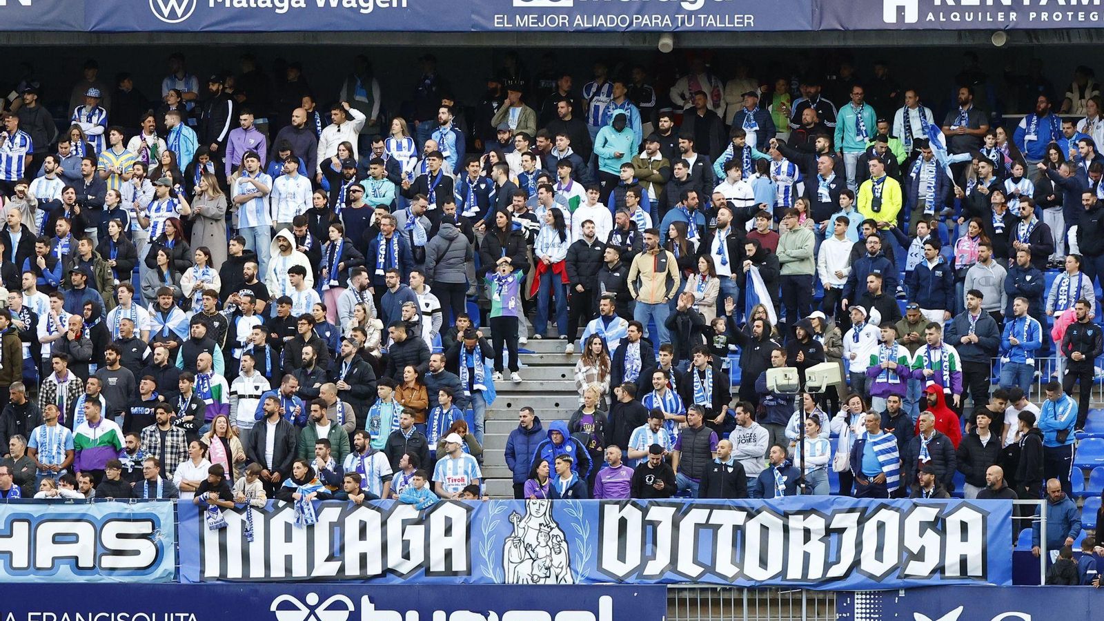 El Málaga CF-Racing de Ferrol, en fotos