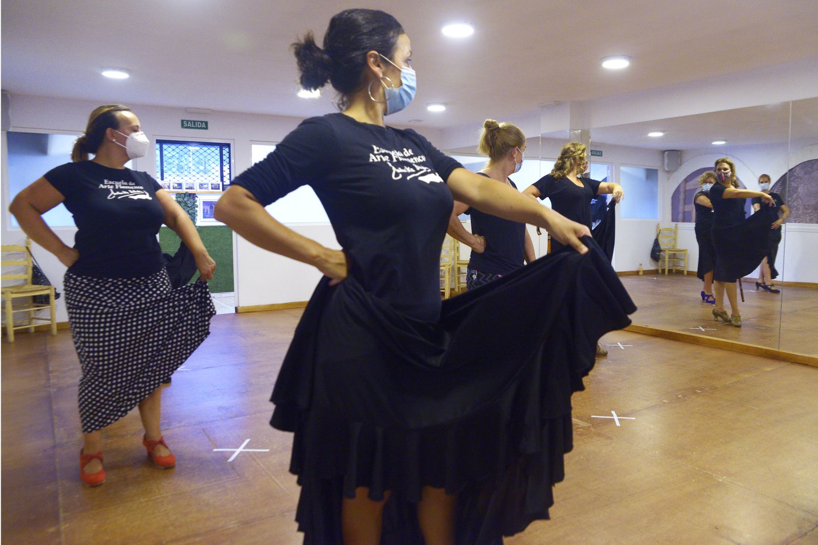 Fotos  de la academia de flamenco de Monika Bellido