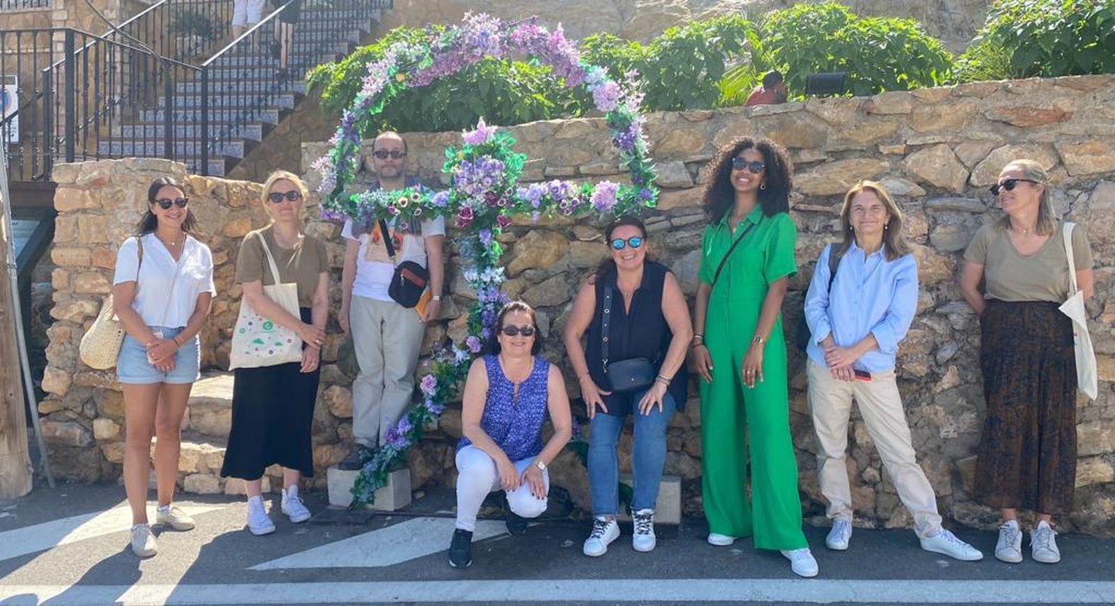 Periodistas franceses en Almería.