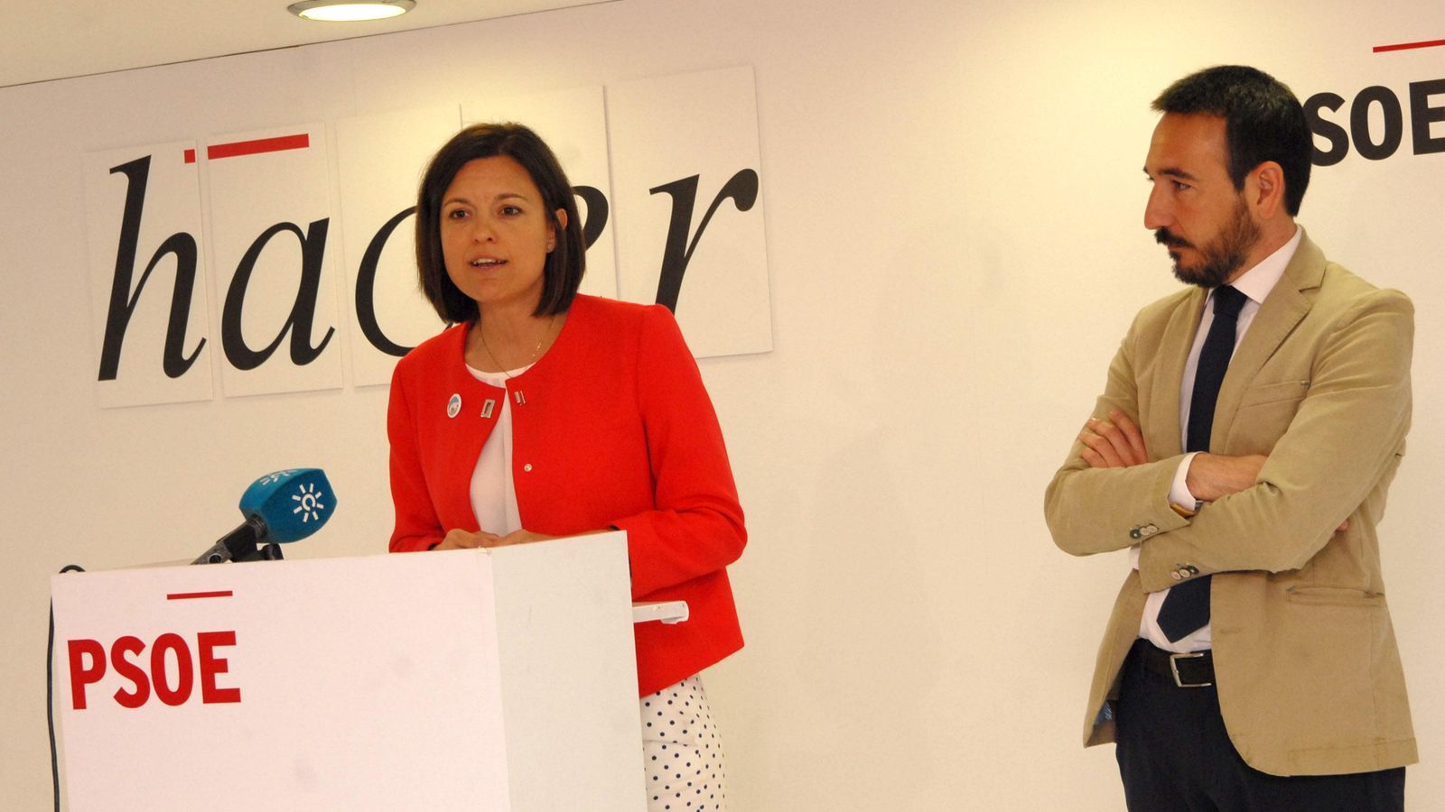 Patricia Cavada y Fernando López Gil, en 2015.