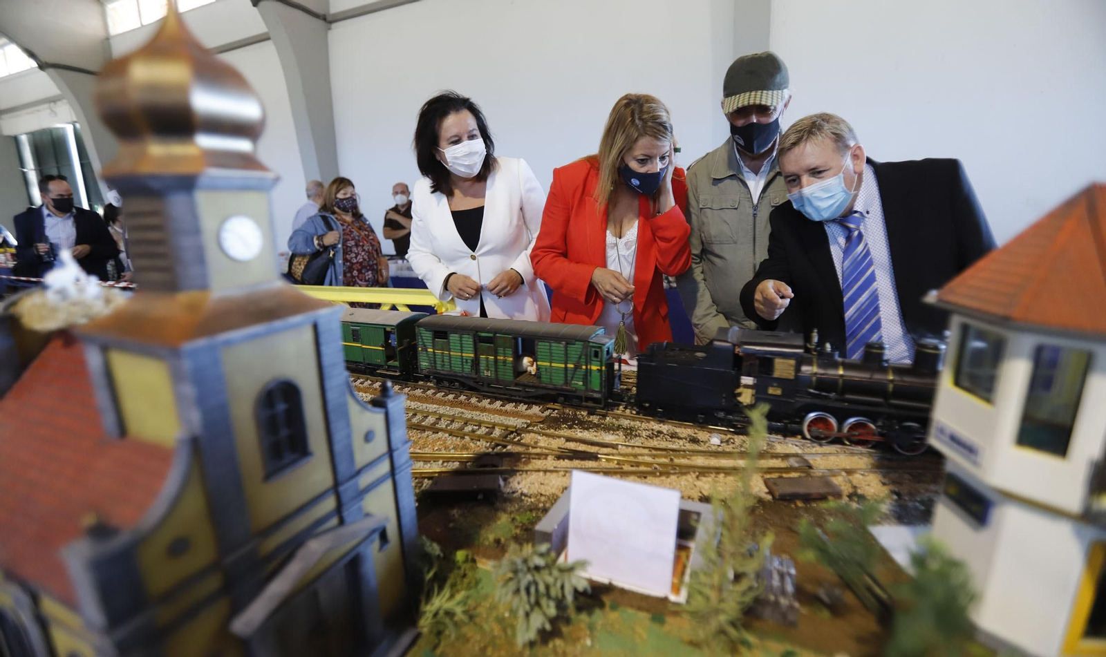 Imágenes de la exposición del 'Encuentro de Modelismo Ferroviario Huelva 2021',