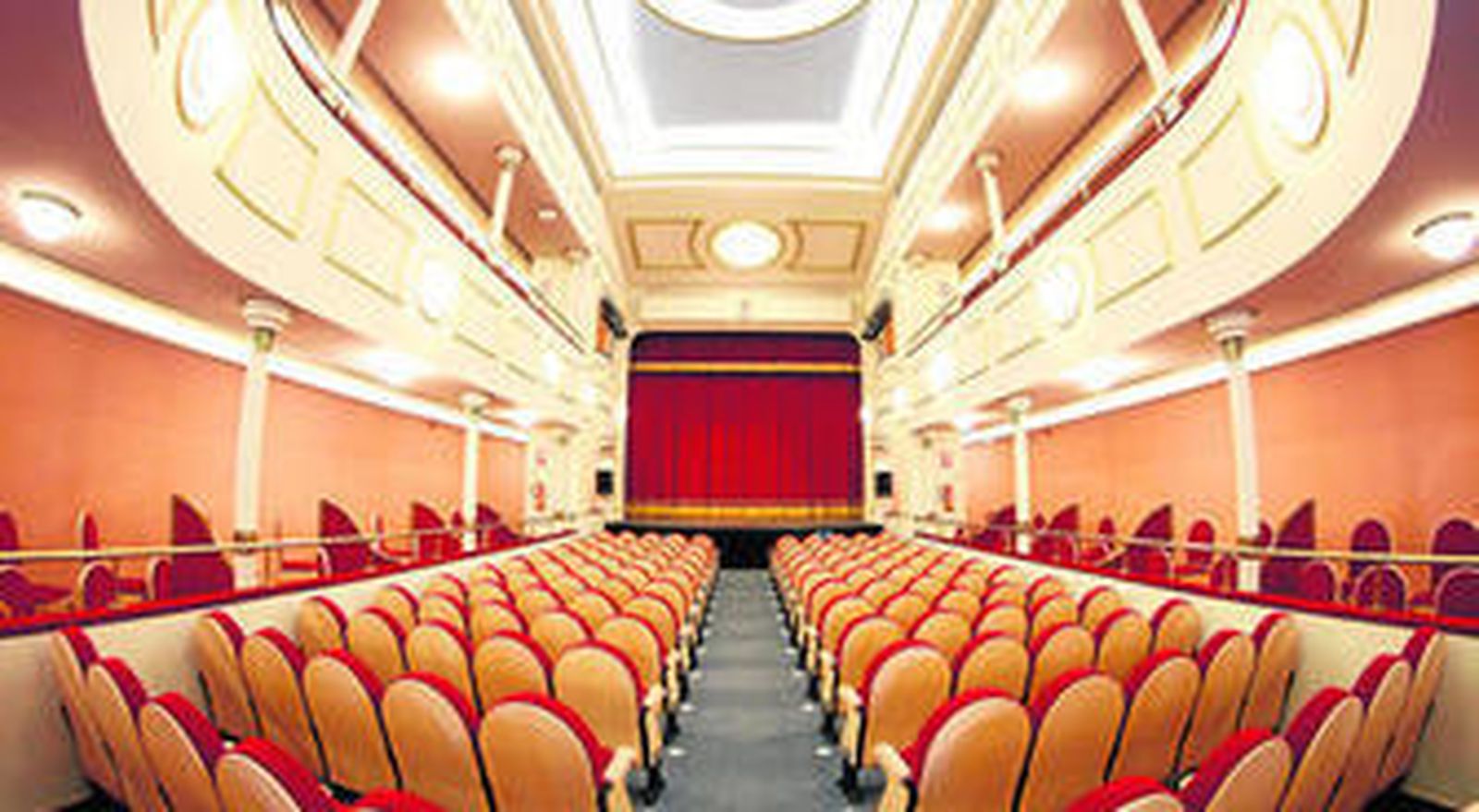 El Ayuntamiento ofrecía ayer esta imagen del aspecto renovado del Teatro Apolo.