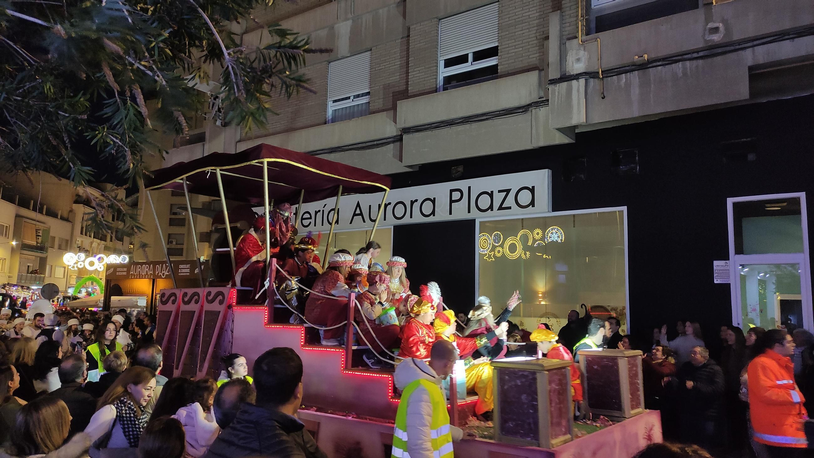 La carroza del Rey Baltasar en Motril