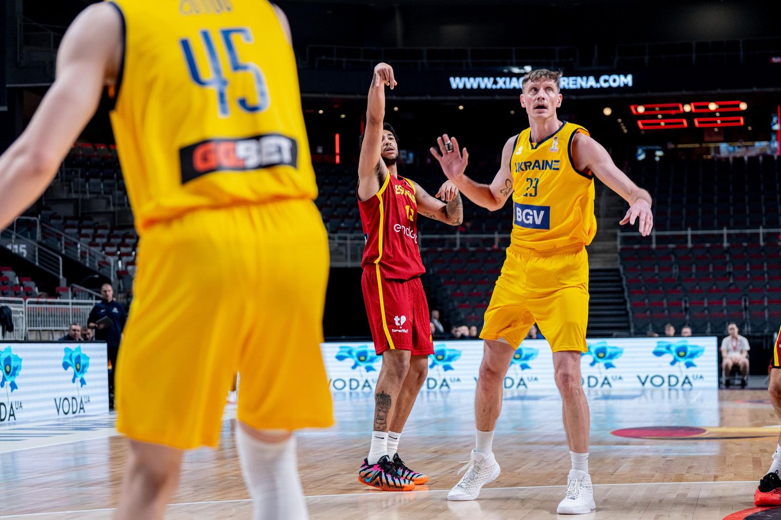 Las mejores fotos del Ucrania-España de baloncesto