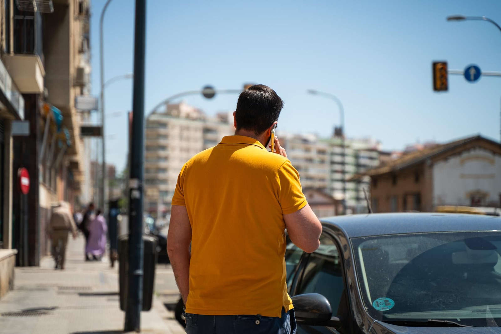 Así se vivió el apagón en las calles de Huelva, en imágenes