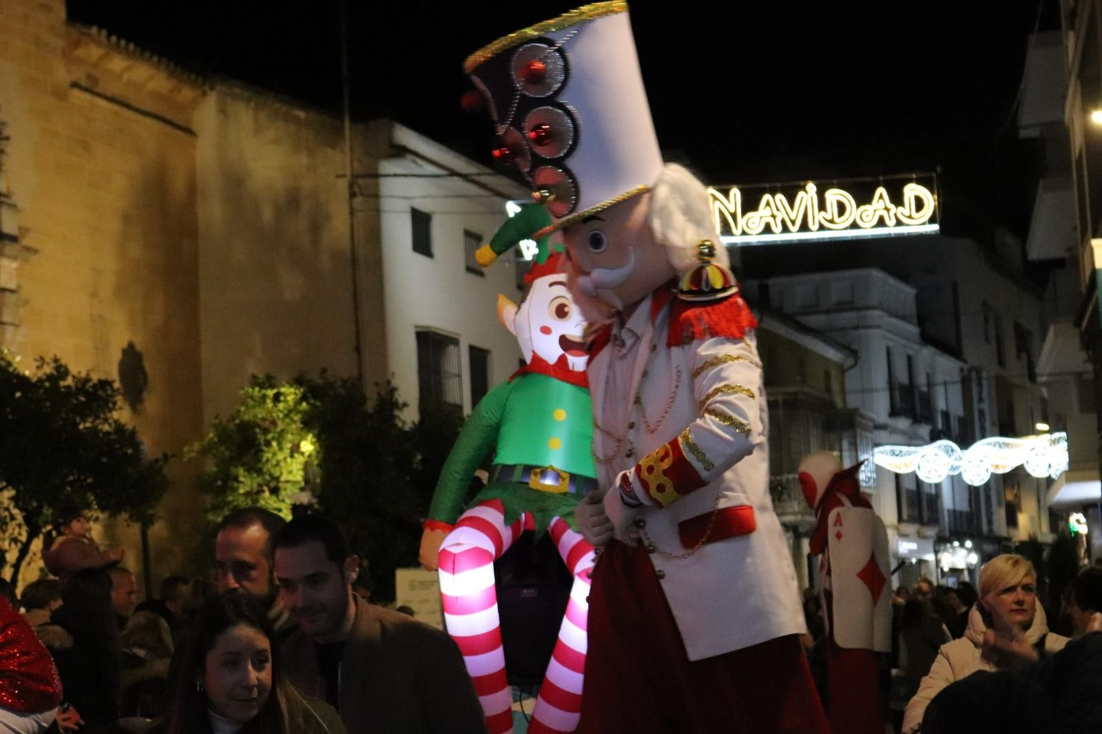 Inauguración del alumbrado especial de Navidad en Montilla