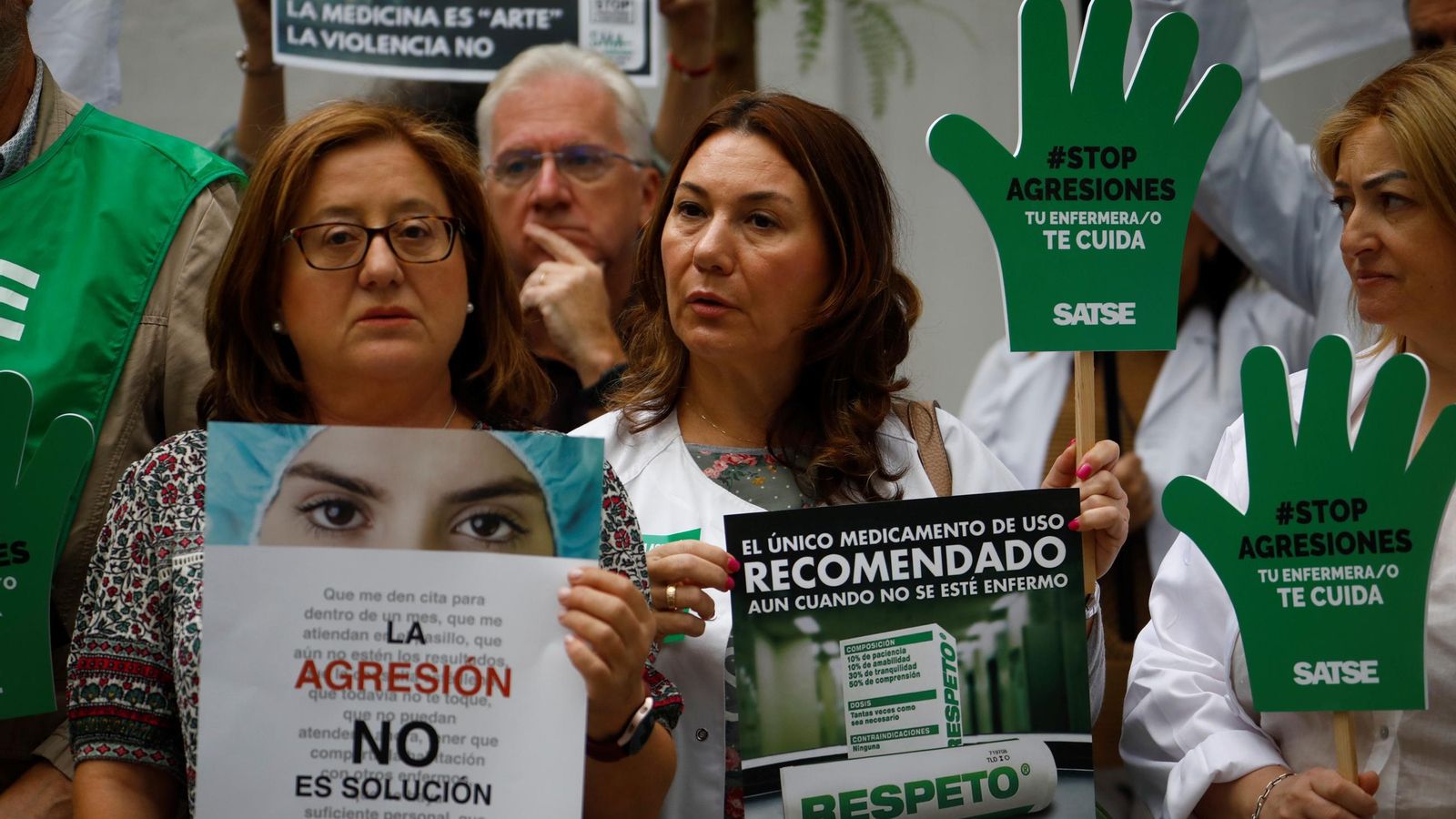 Un momento de la concentración.