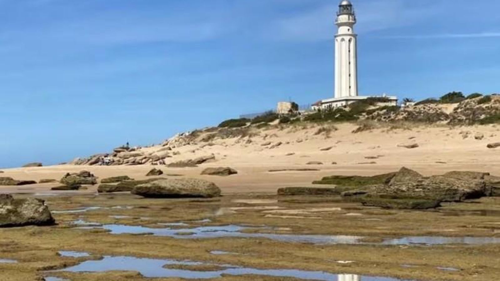 Playa Faro de Trafalgar, Barbate. Playa Faro de Trafalgar, Barbate.