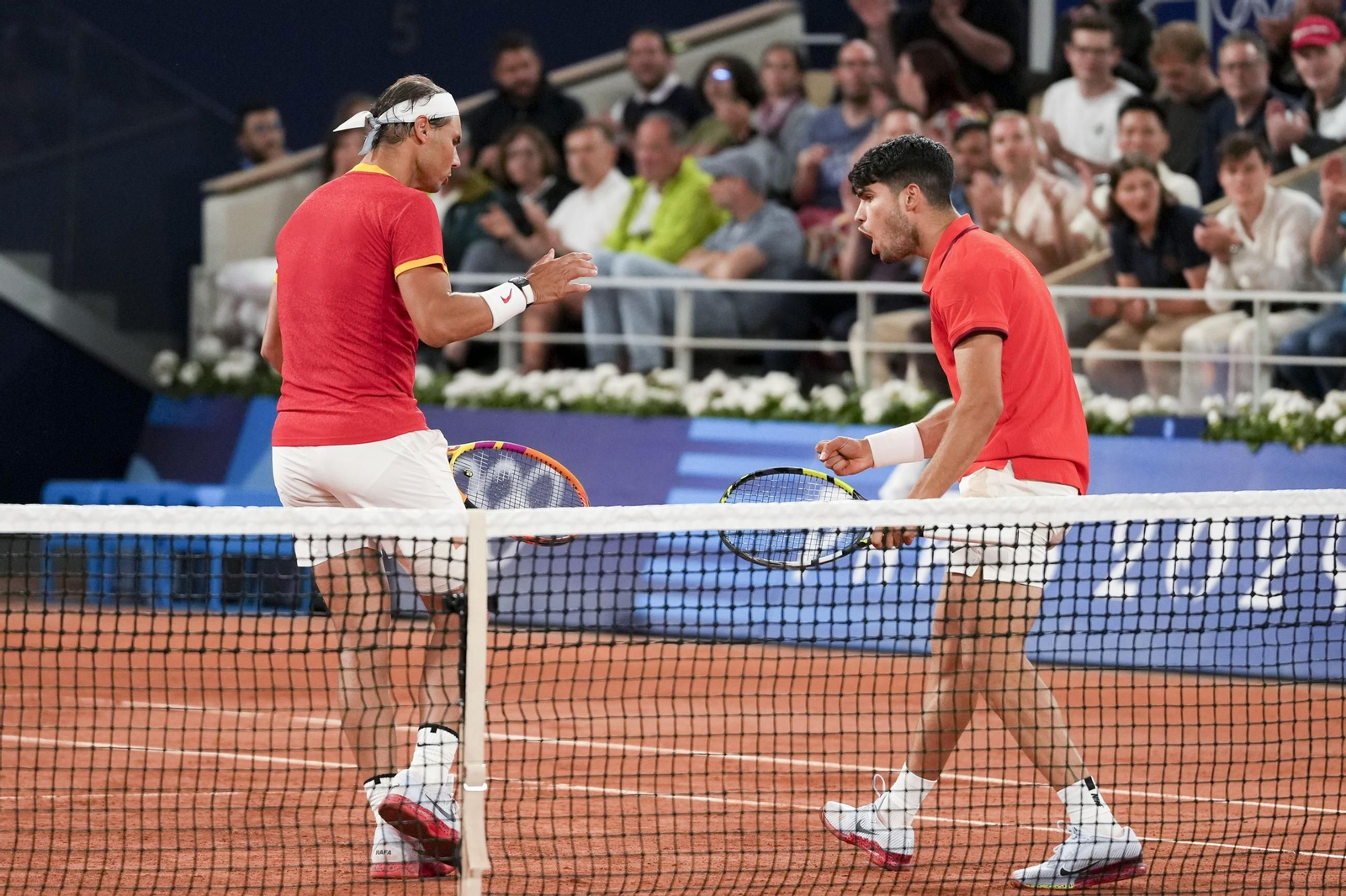 Las mejores fotos del estreno de Alcaraz y Nadal como pareja de dobles en los Juegos Olímpicos de París