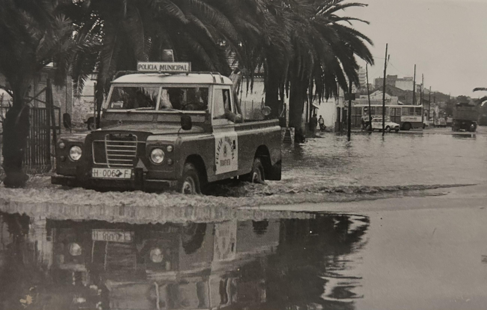 Efectos del temporal e inundaciones de enero de 1996 en Huelva.