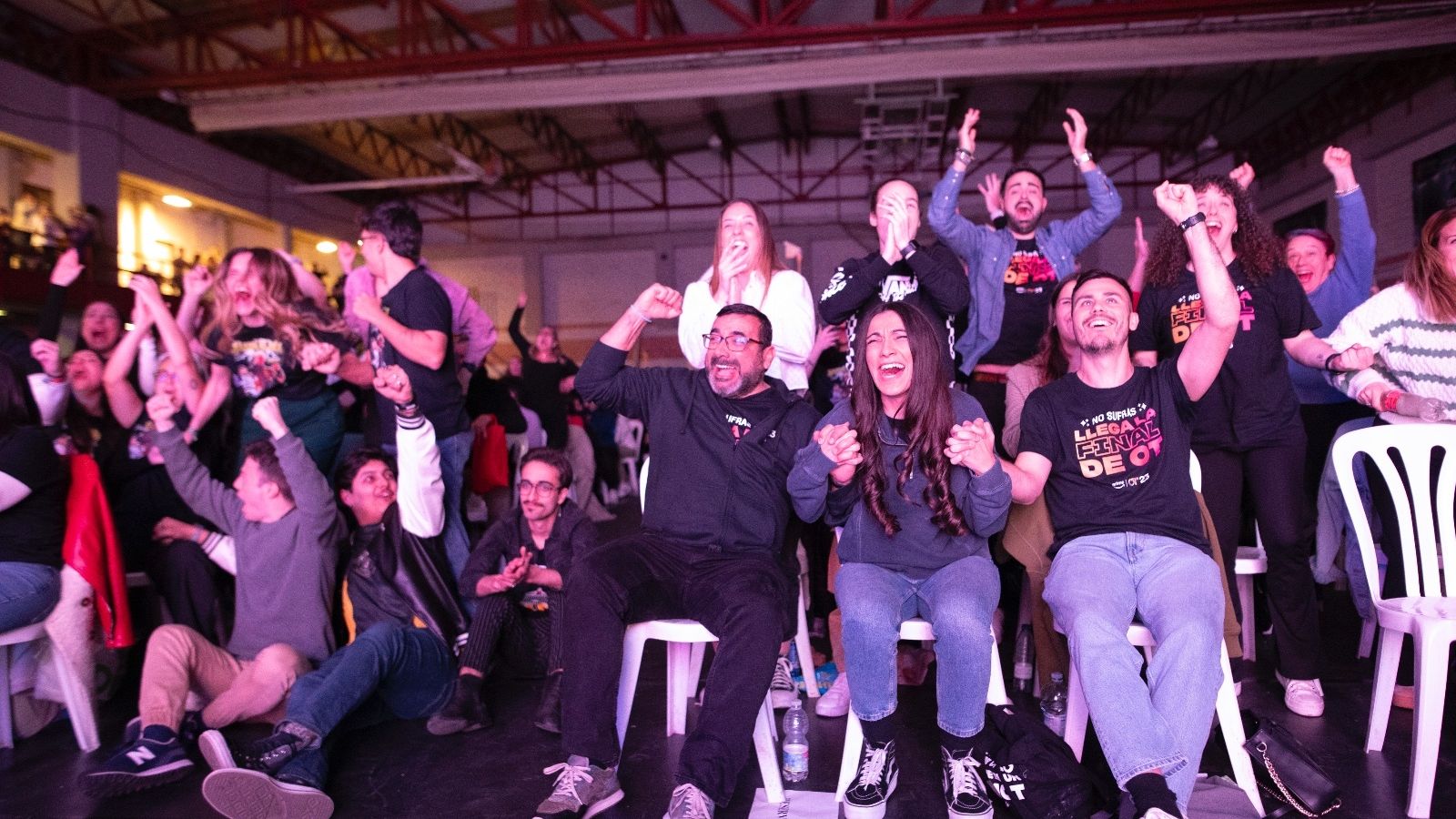 Un momento de euforia durante la gala final de OT 2023