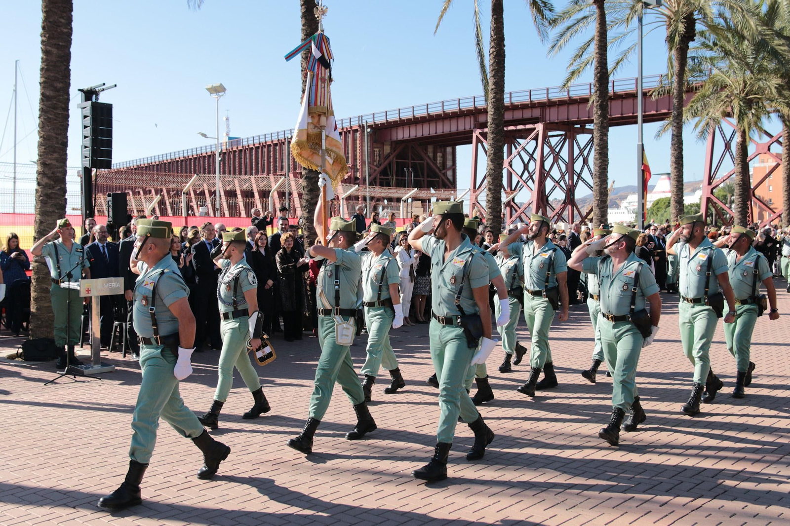 Jura de bandera civil en Las Almadrabillas