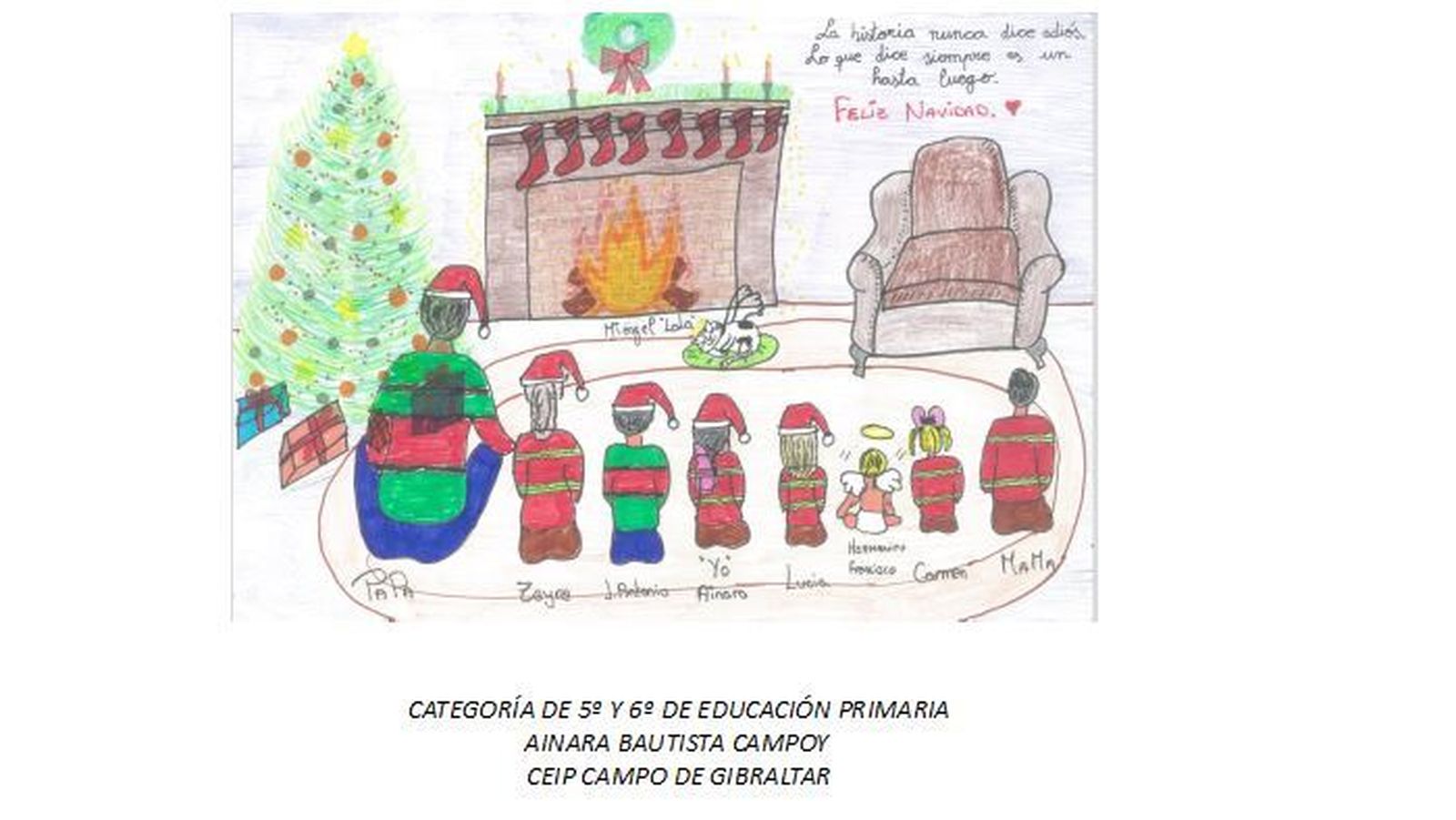 Los ganadores del concurso Dibuja y Pinta la Navidad de Algeciras